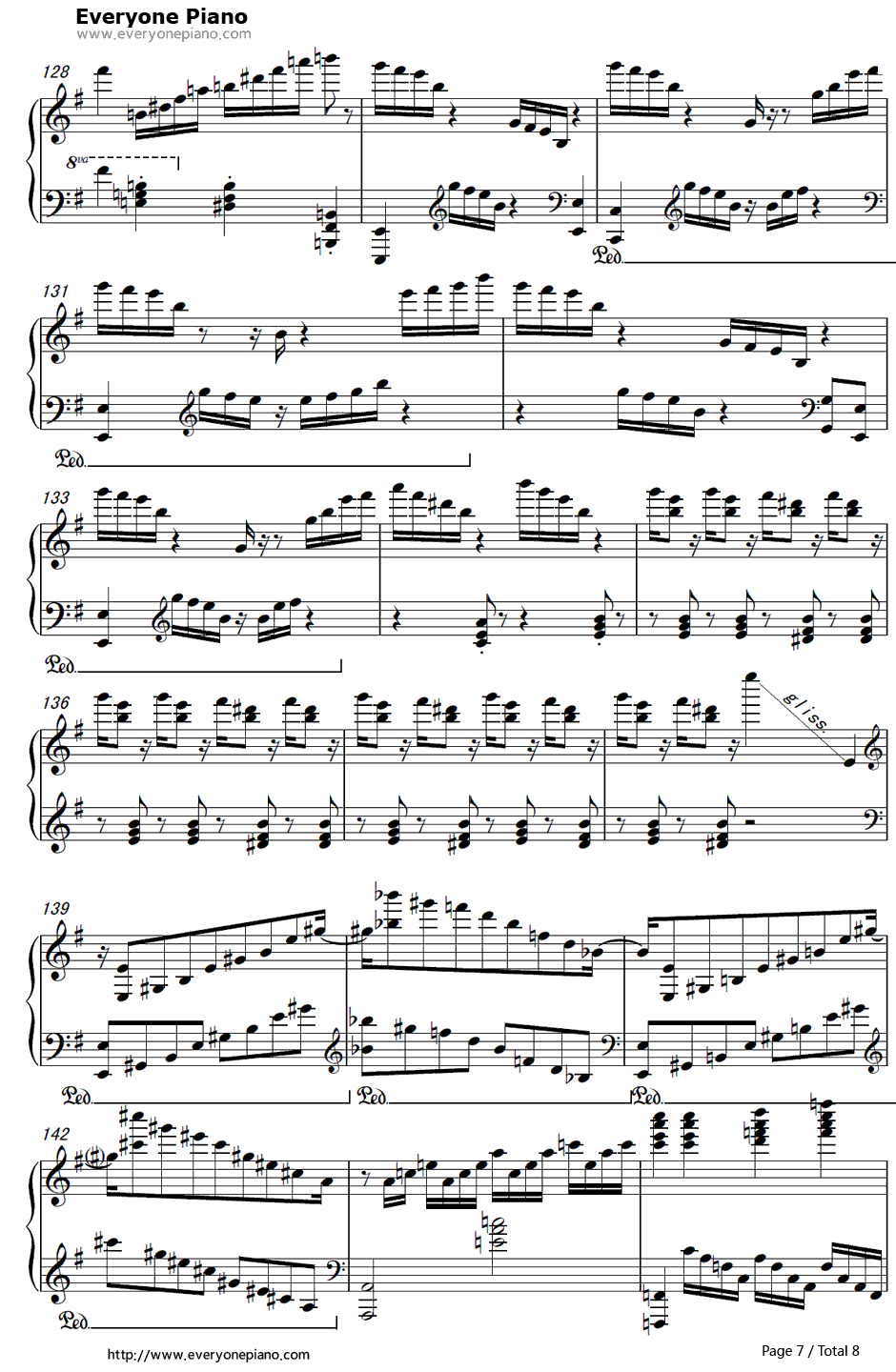 New World Concerto钢琴谱-马克西姆-新世界钢琴协奏曲7