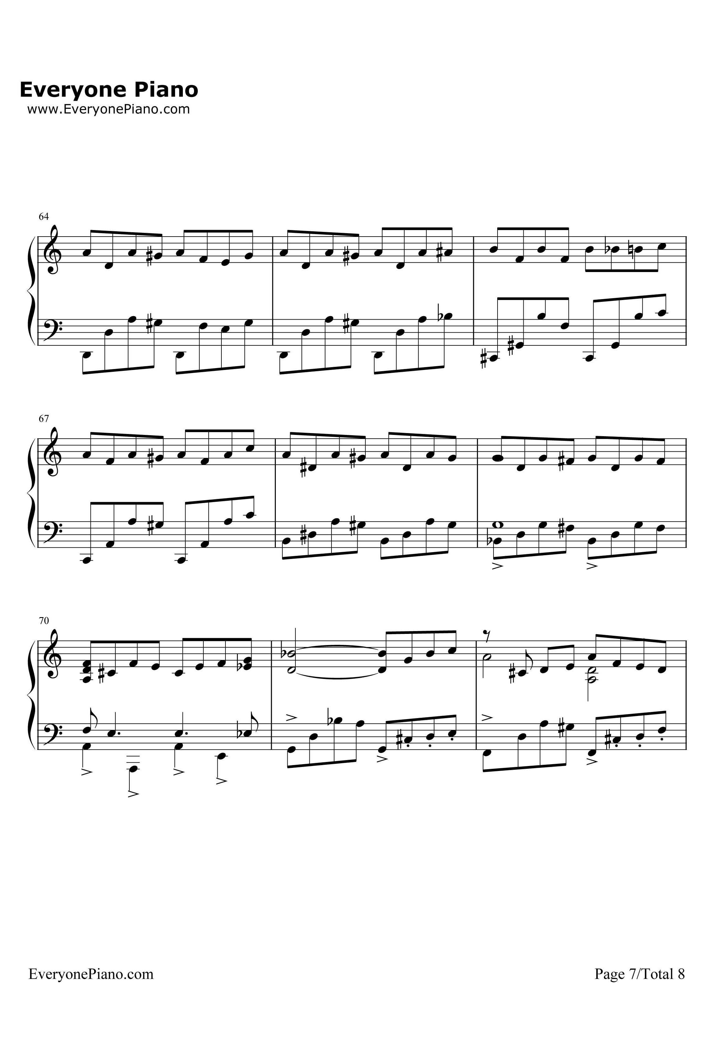 Discombobulate钢琴谱-HansZimmer-SherlockHolmesTheme7
