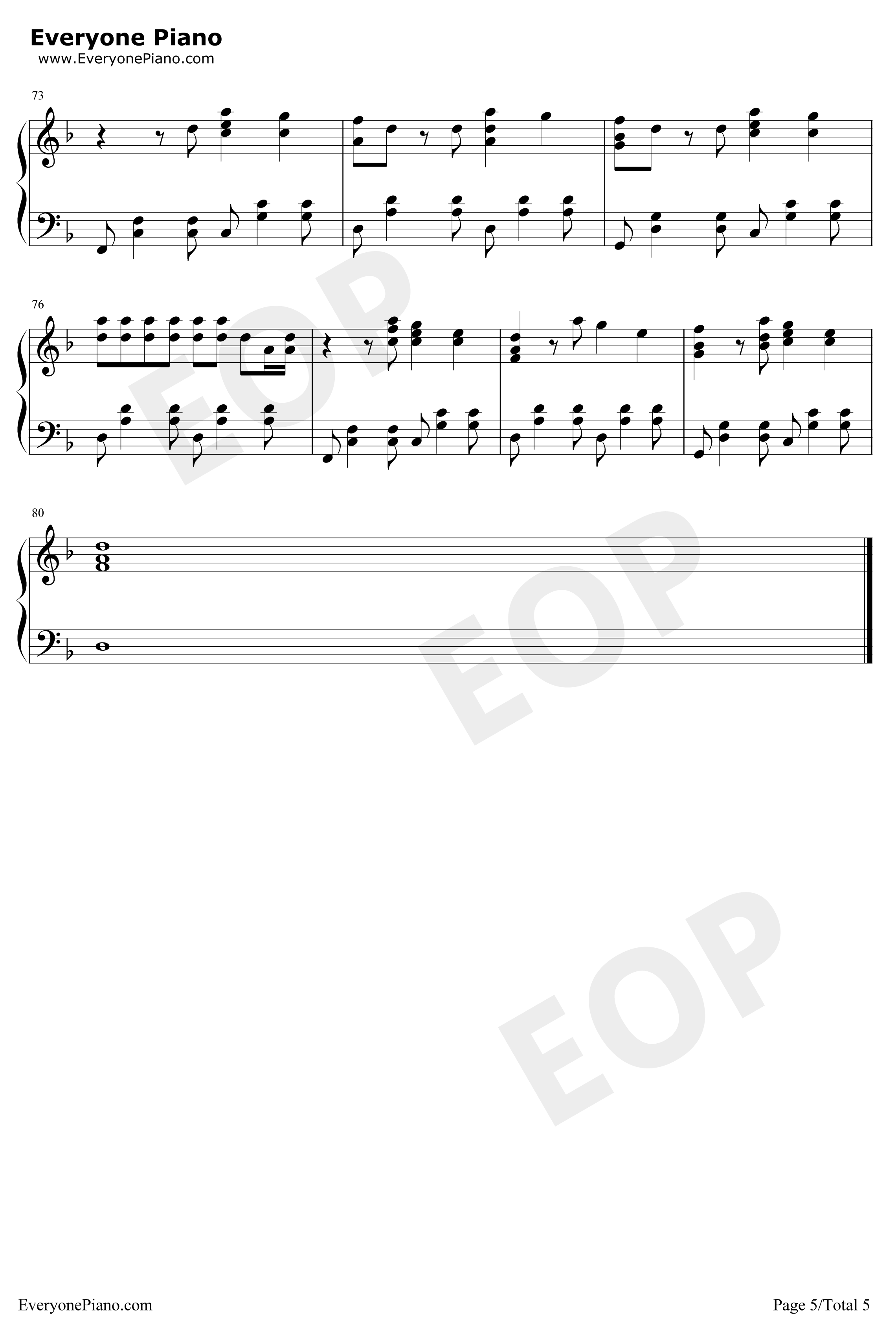 Sharp Edges钢琴谱-LinkinPark5