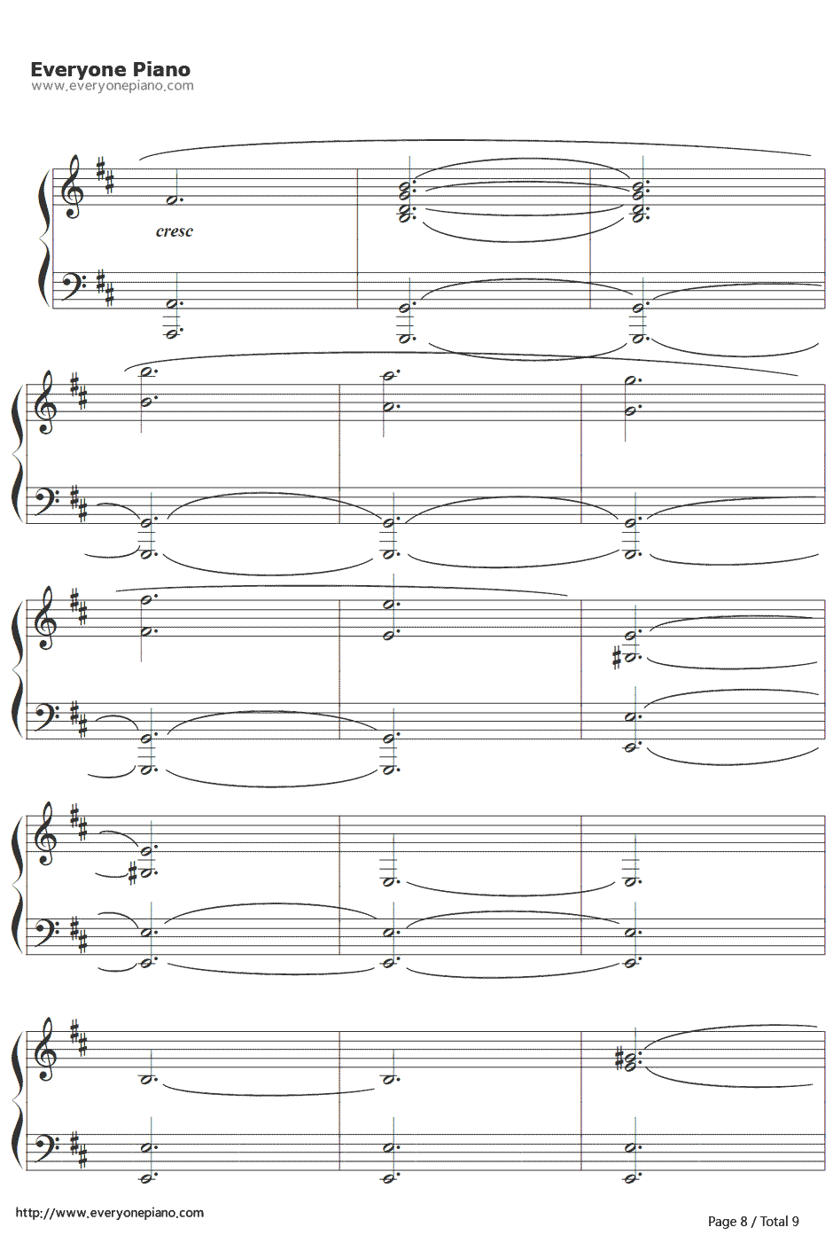 上古卷轴5：天际主题曲钢琴谱-Jeremy Soule8