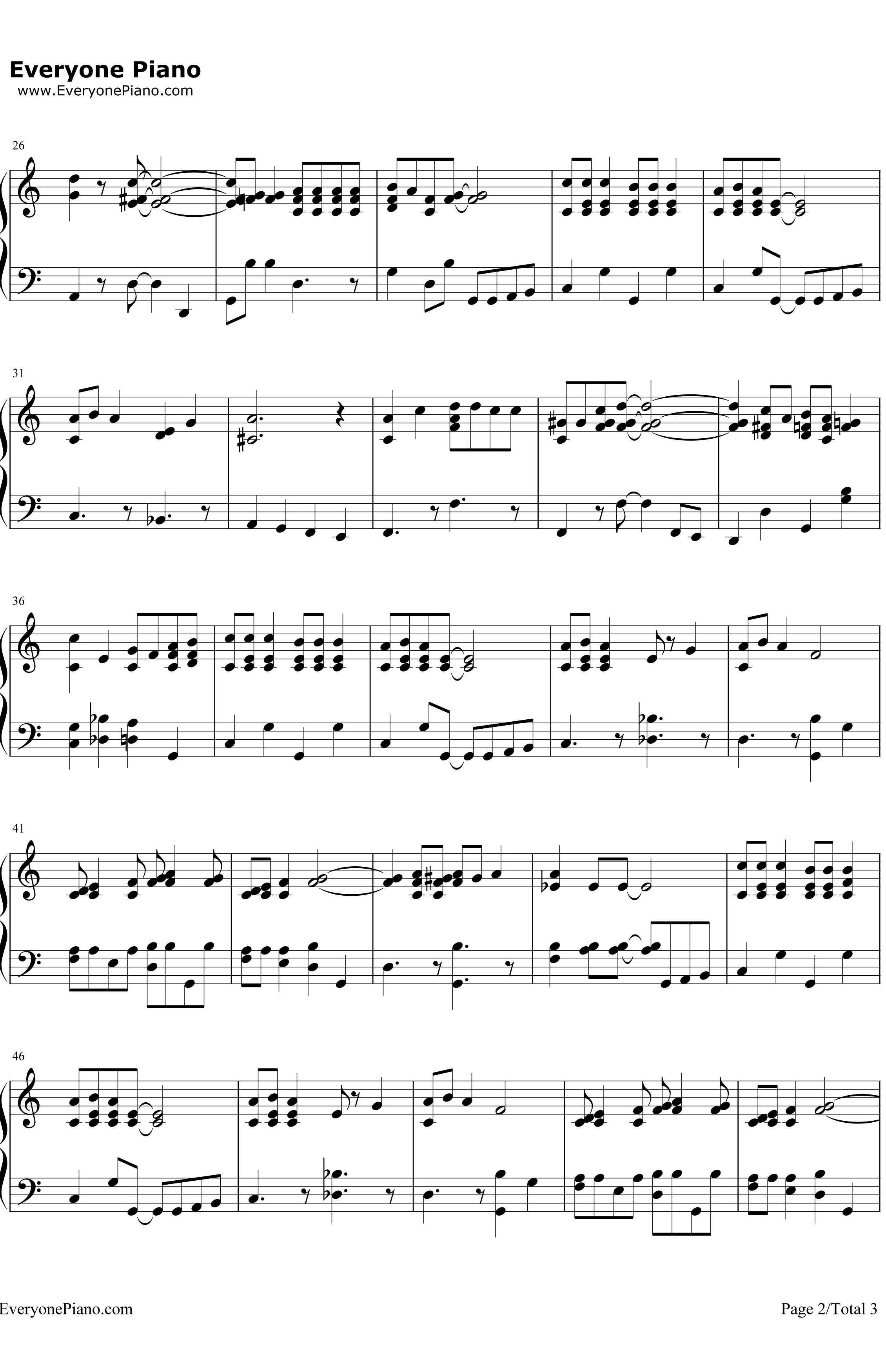 Jingle Bell Rock钢琴谱-BobbyHelms2