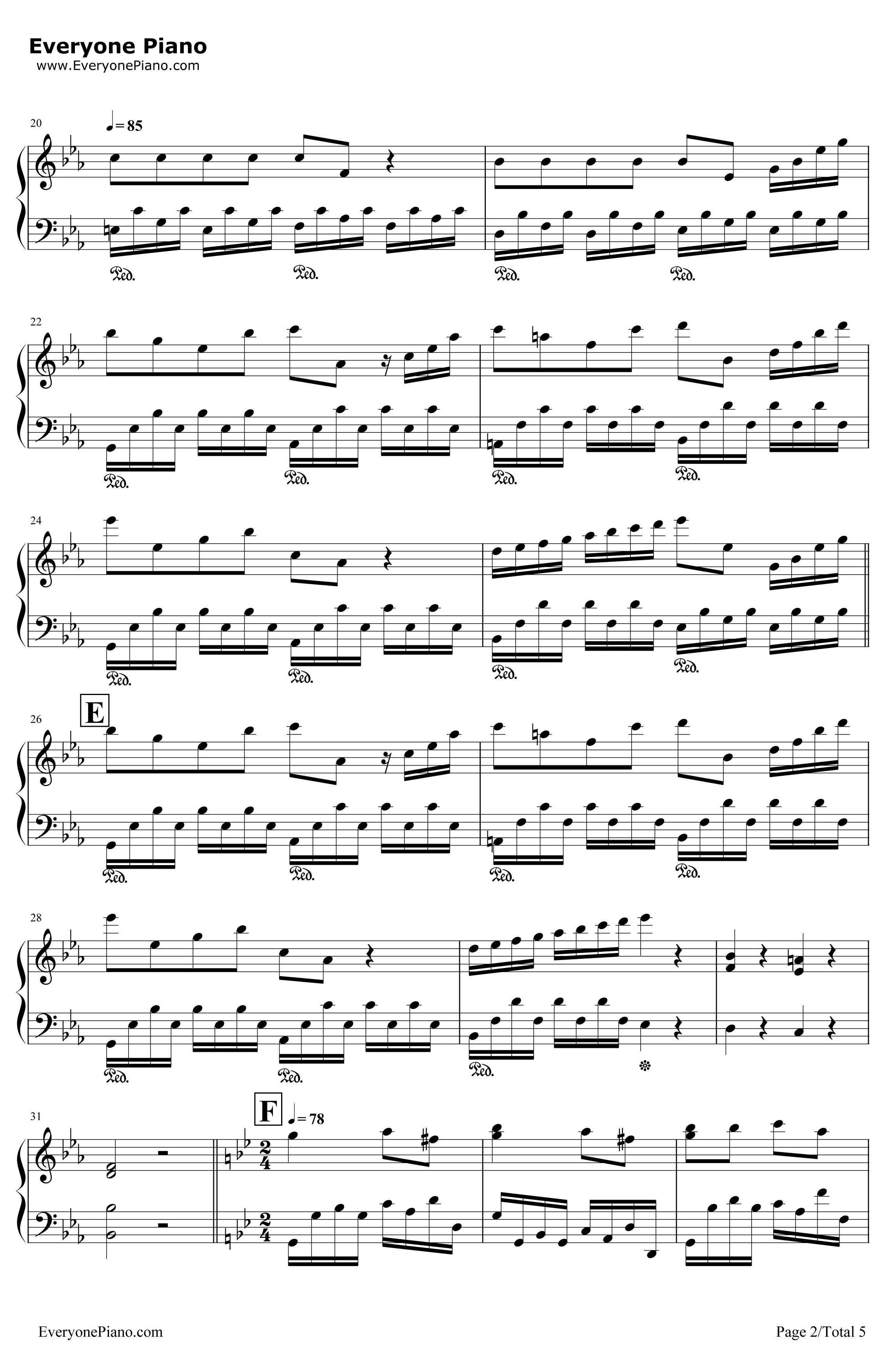 圣诞协奏曲钢琴谱-理查德克莱德曼-理查德克莱德曼2