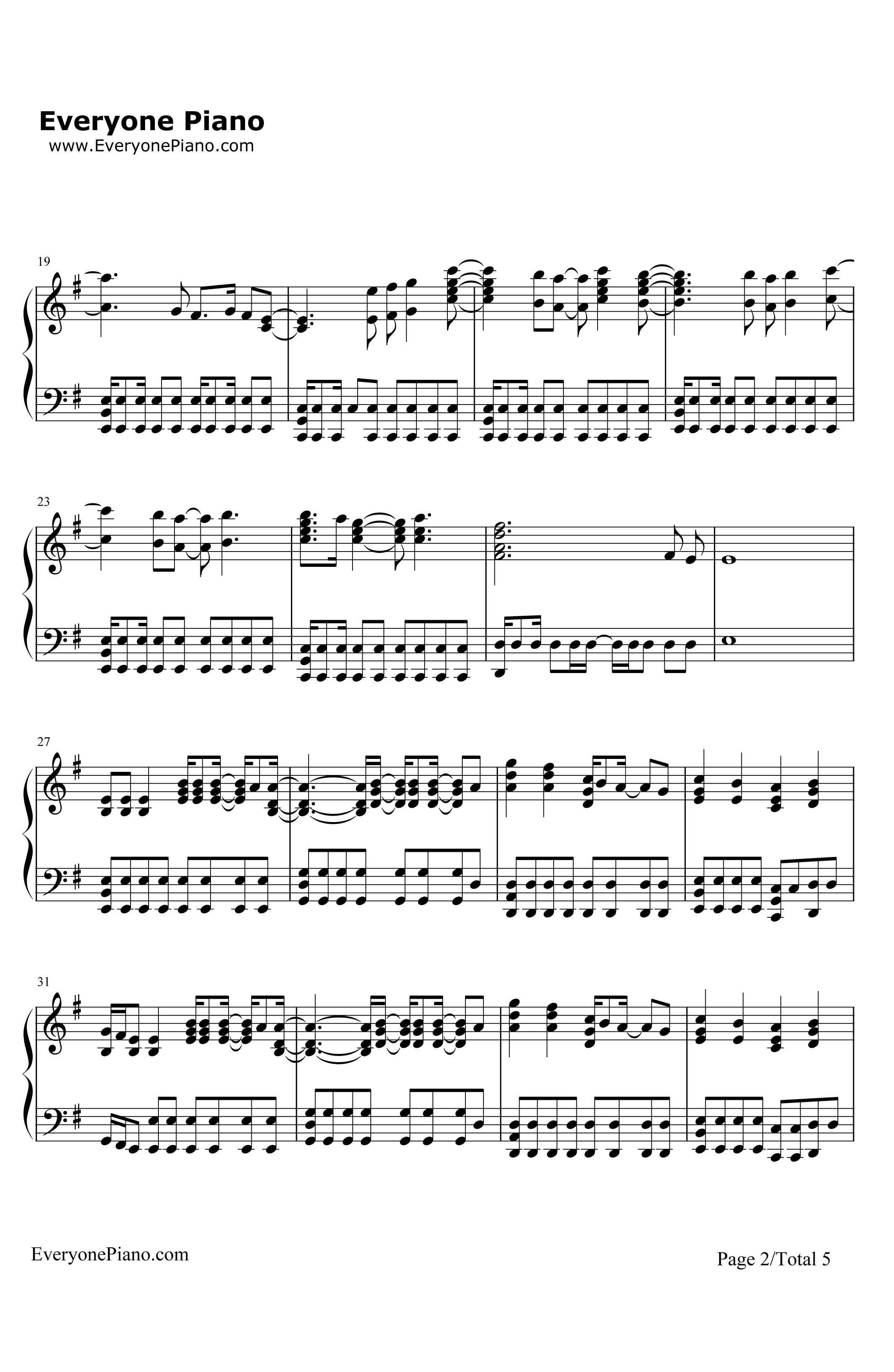 BringMeToLife钢琴谱-Evanescence2