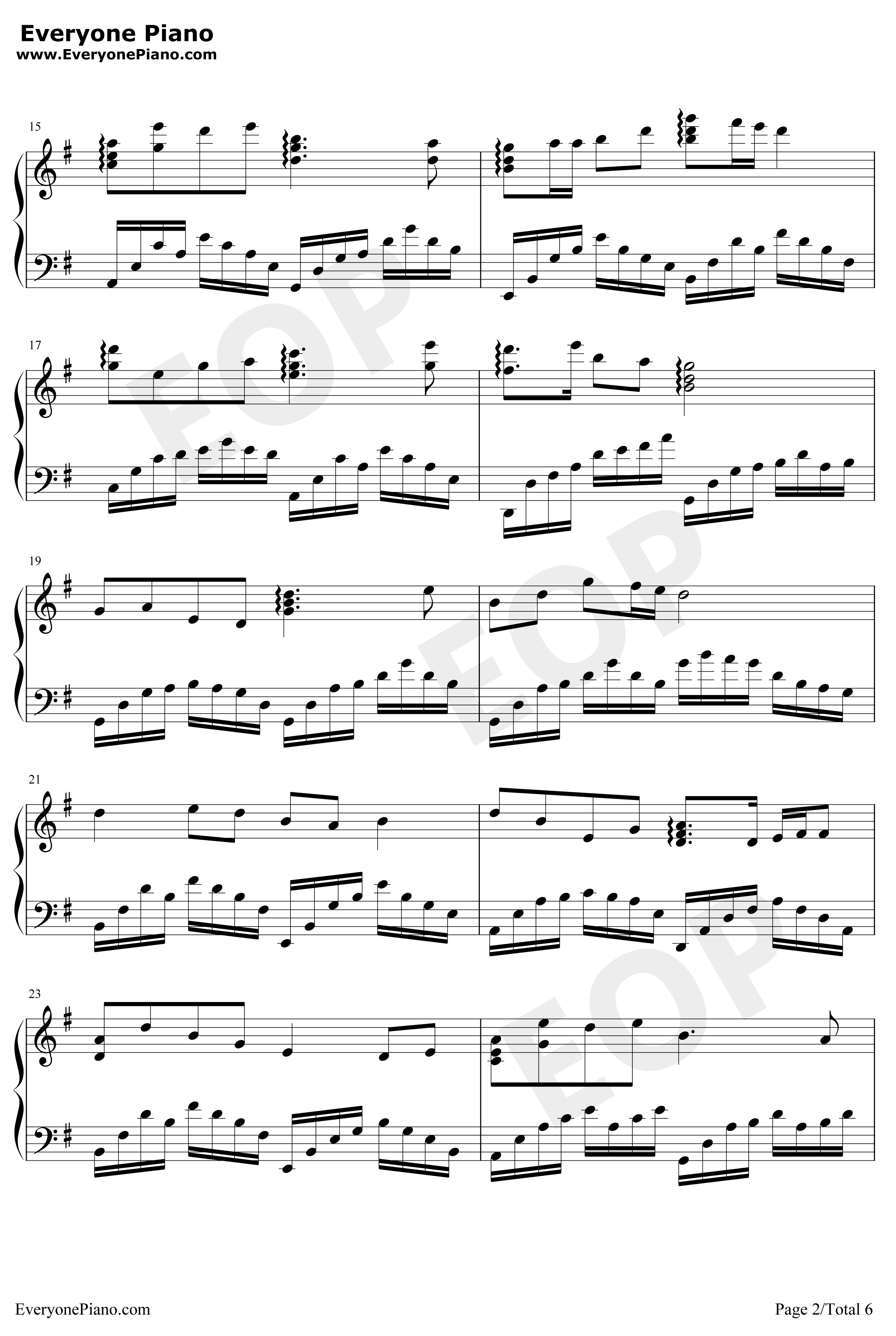 一条大河钢琴谱-刘炽-完美独奏版-我的祖国-上甘岭插曲2