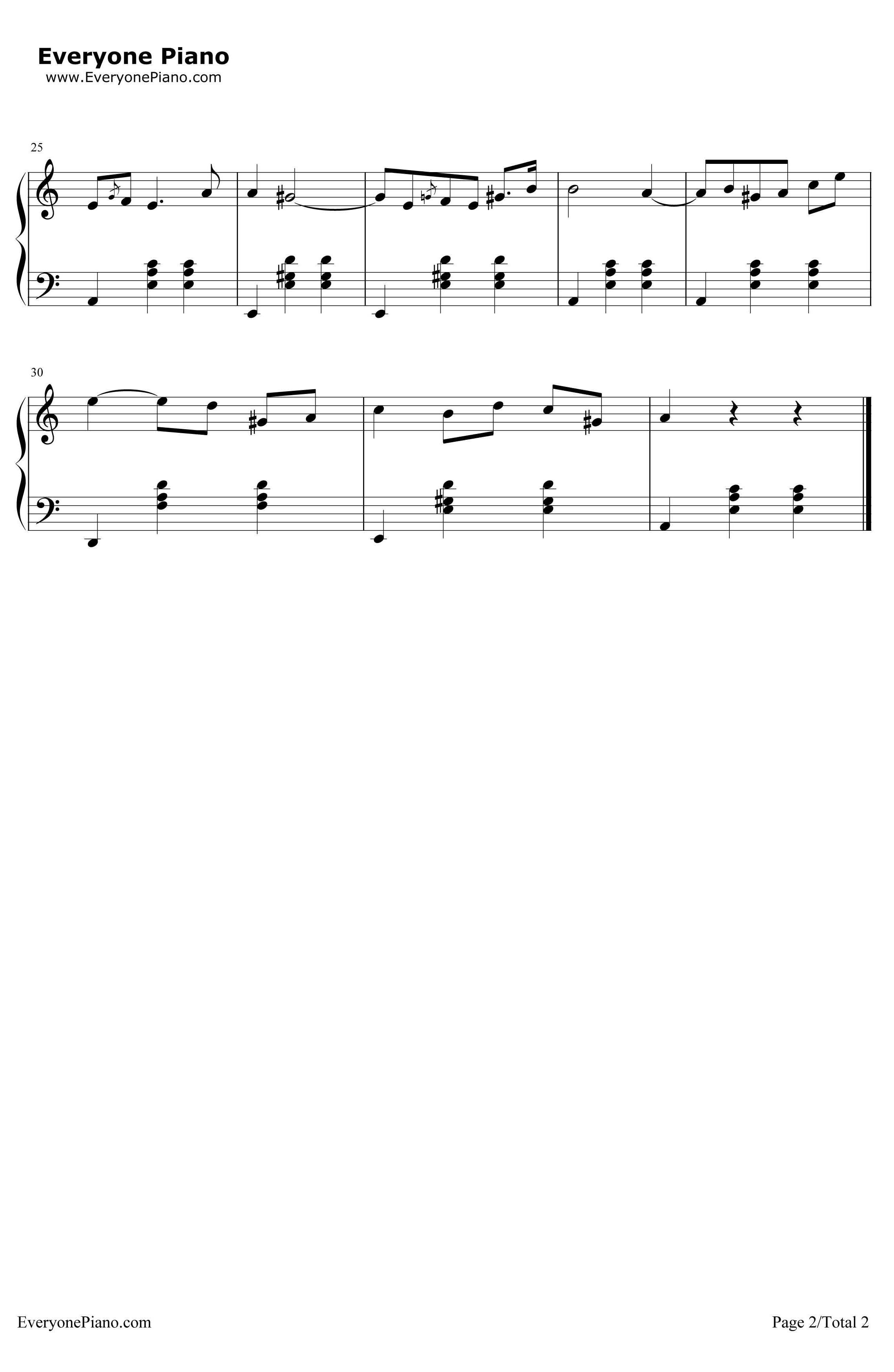 缓慢的圆舞曲钢琴谱-X.沙尔文卡2