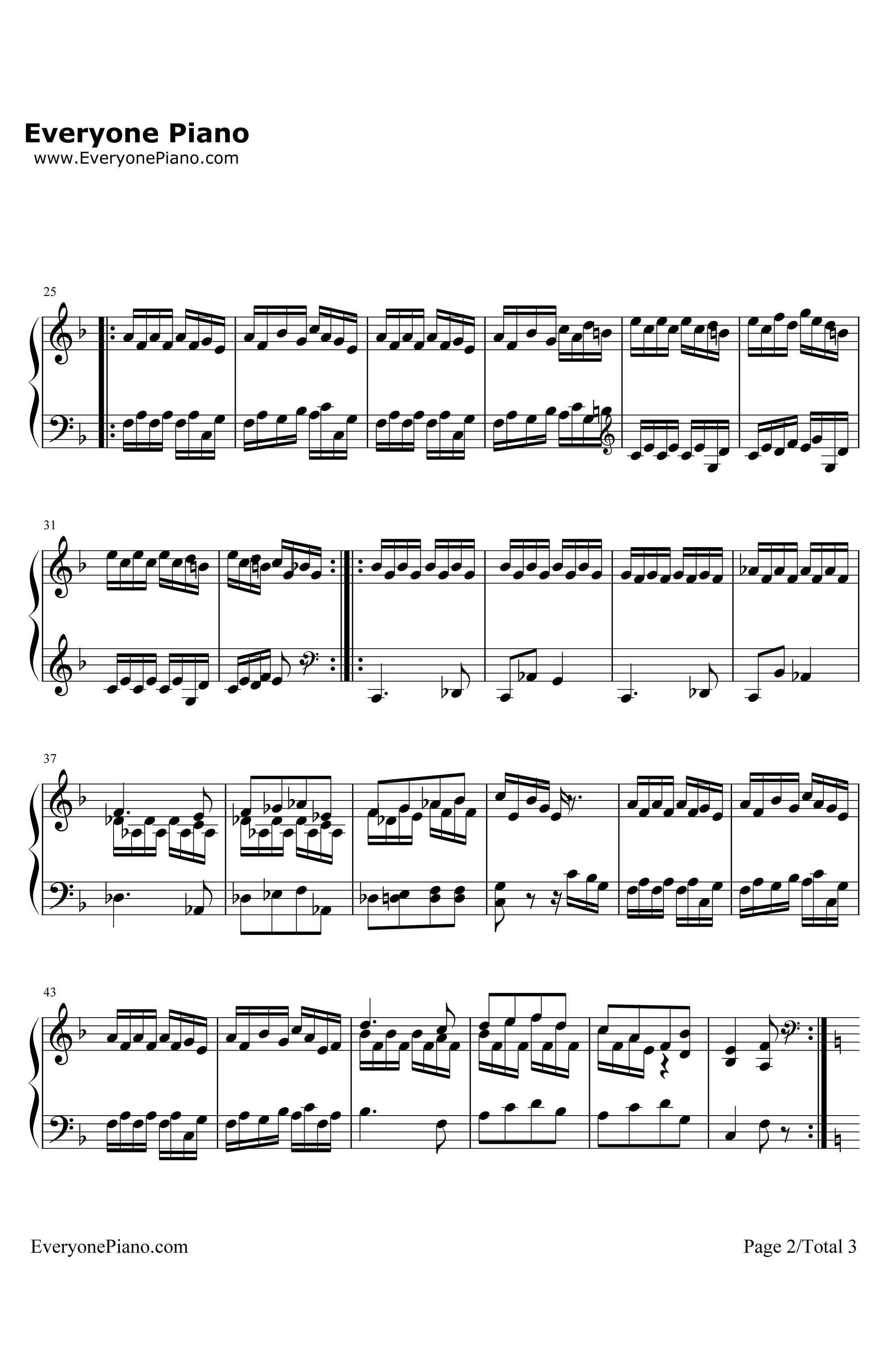 圣诞老人钢琴谱-舒曼Schumann2