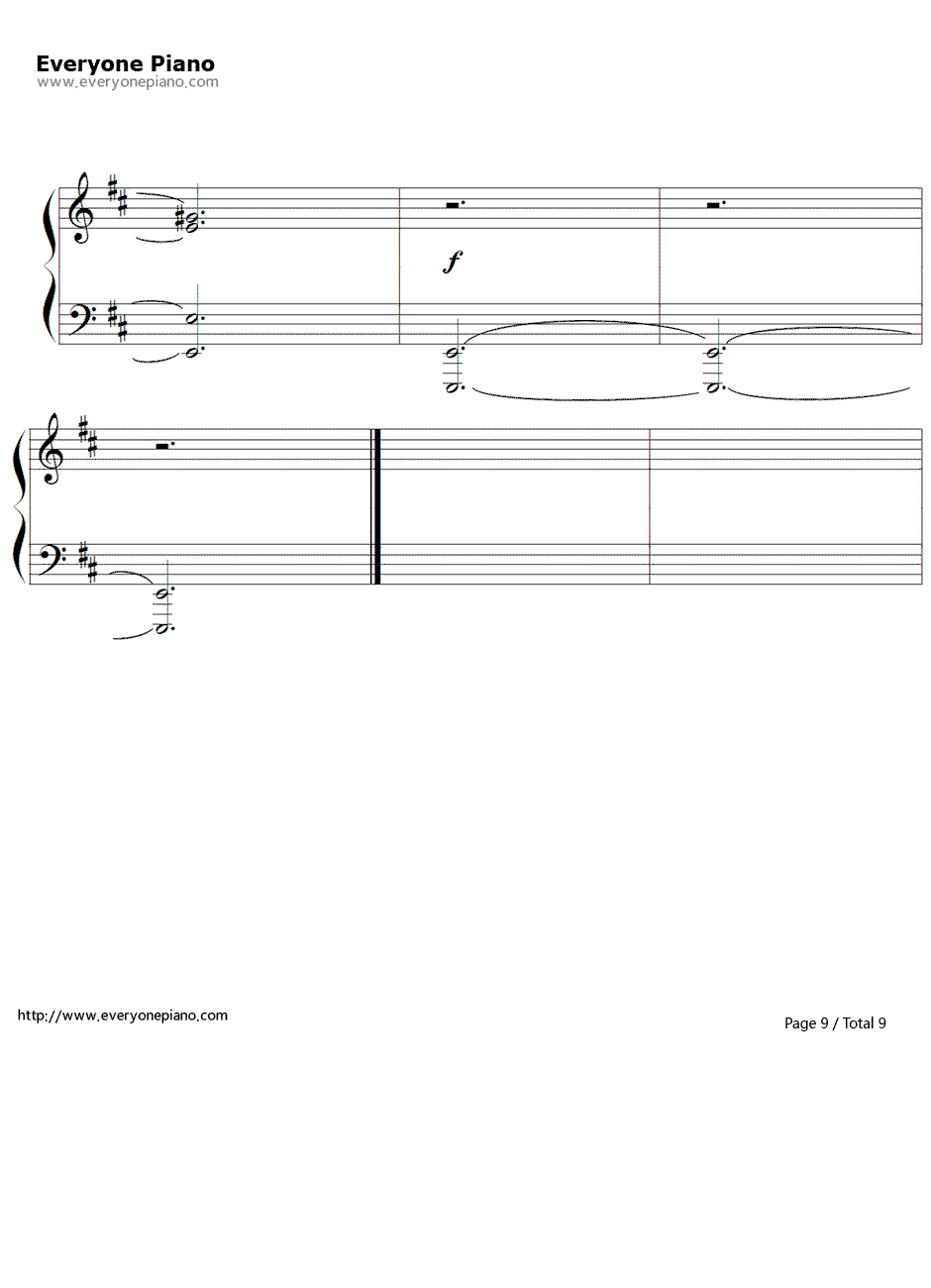 上古卷轴5：天际主题曲钢琴谱-Jeremy Soule9
