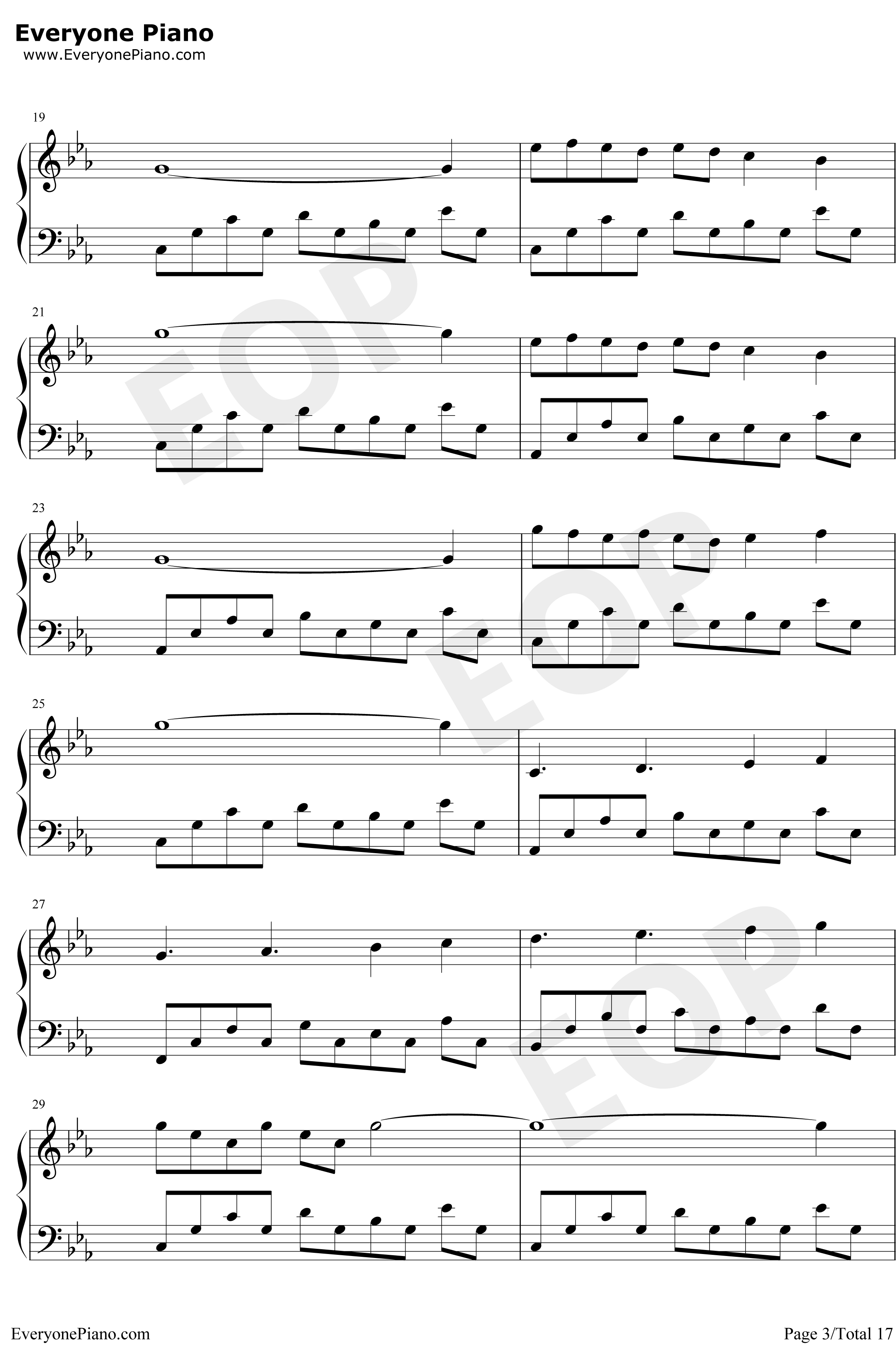 Wind钢琴谱-BrianCrain3