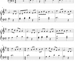 The Twelve Daysof Christmas钢琴谱-FredericAustin-简单版
