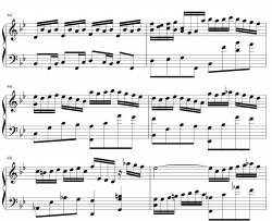 巴赫の赋格作品第578首钢琴谱-巴赫-巴赫の赋格作品第578首