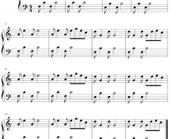 寻找幸福钢琴谱-Leessang-C调简单版