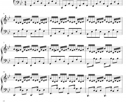 g小调的巴赫钢琴谱-巴赫-平均律变奏曲