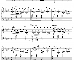 黑键练习曲钢琴谱-肖邦-肖邦练习曲OP10NO5