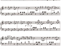 威尔第：凯旋进行曲(大进行曲)钢琴谱-居塞比·威尔第