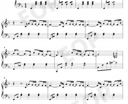 水星记钢琴谱-郭顶-独奏谱