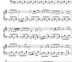 Rhythm of the Rain钢琴谱-The Cascades（瀑布合唱团）-雨中的旋律