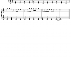 小星星改编版钢琴谱-莫扎特-六个版本