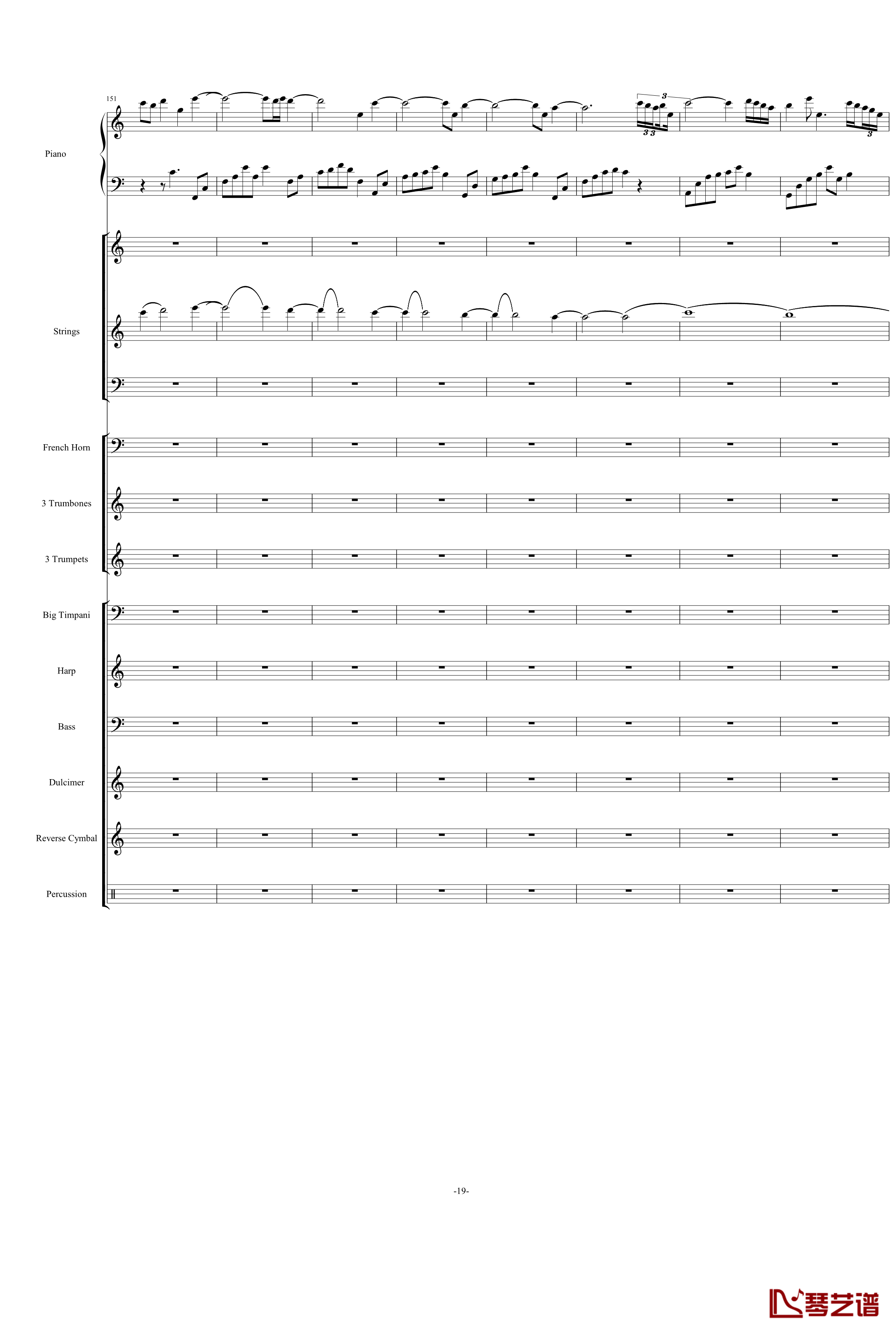 Santorini圣托里尼钢琴谱-完整版-雅尼19