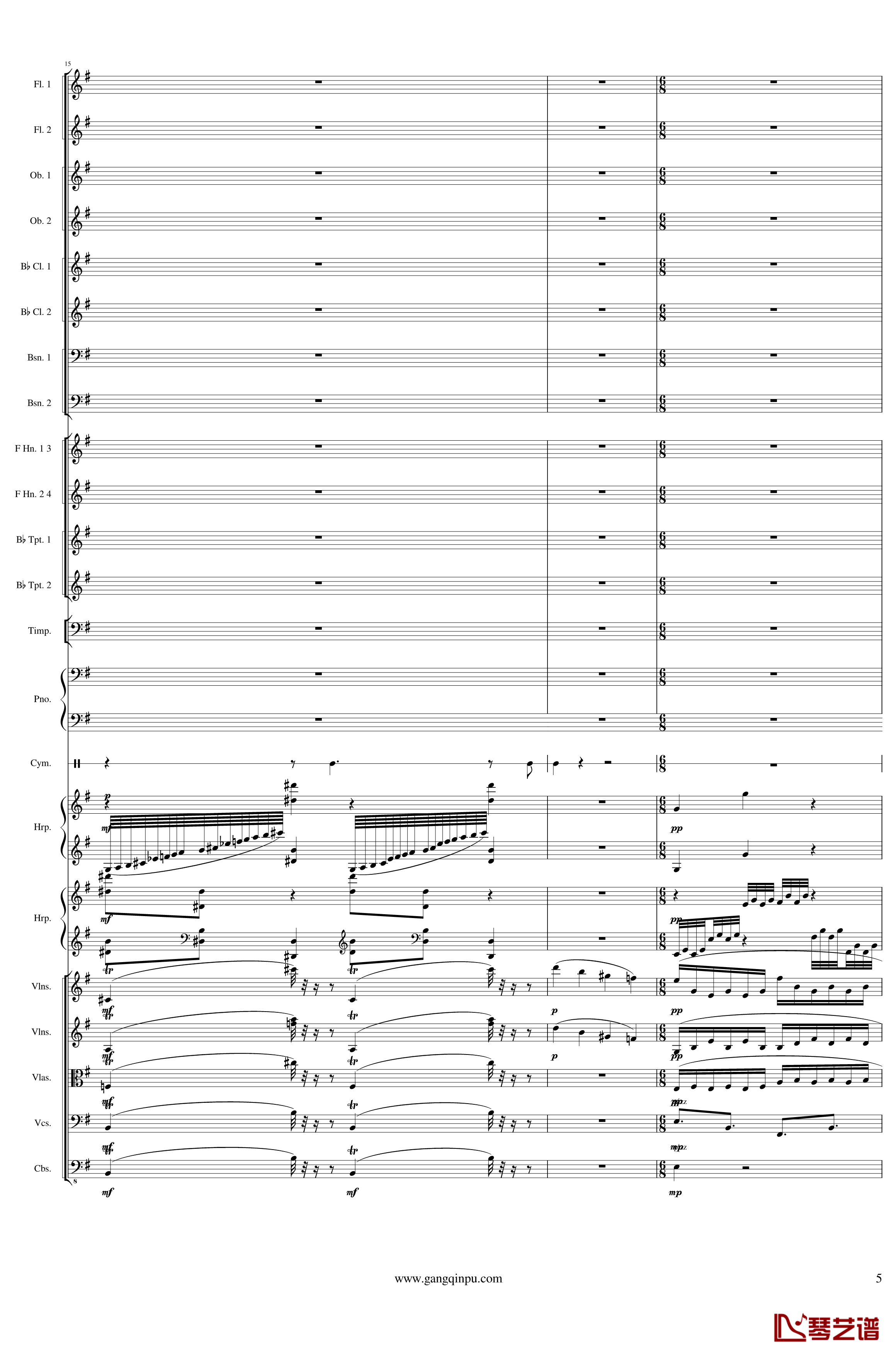 Symphonic Poem No.3, Op.91 Part 2钢琴谱-一个球5