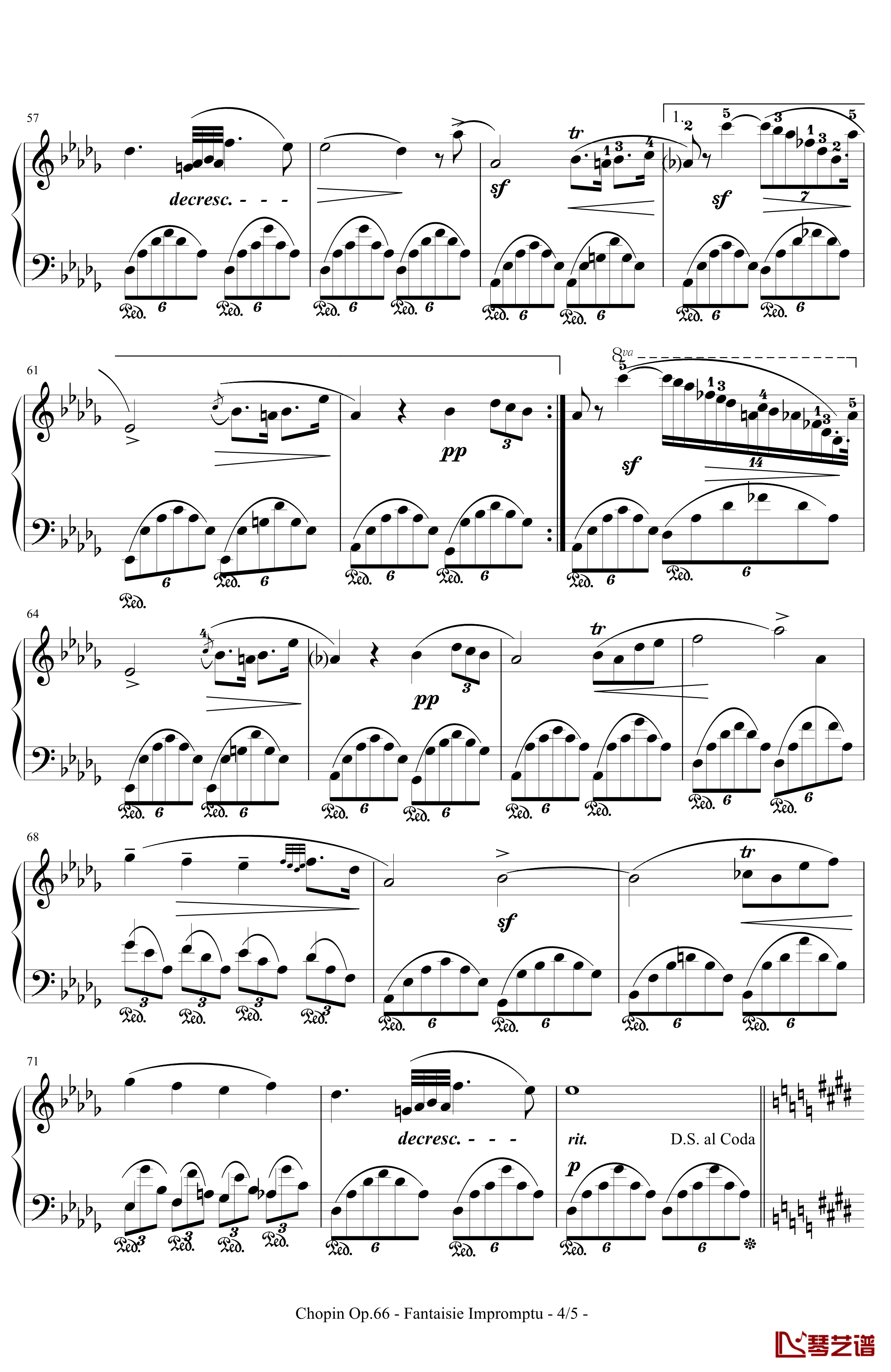 即兴幻想曲钢琴谱-带指法-Op.66-肖邦-chopin4