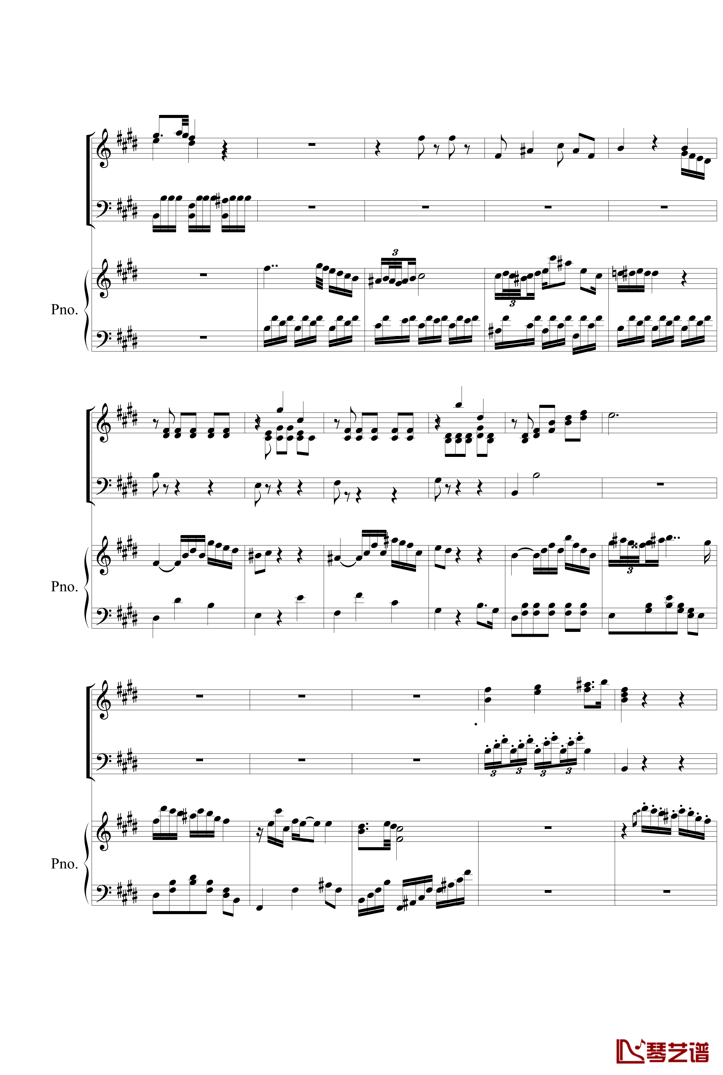 Piano Concerto No.2 钢琴谱-mov.2-nzh19343