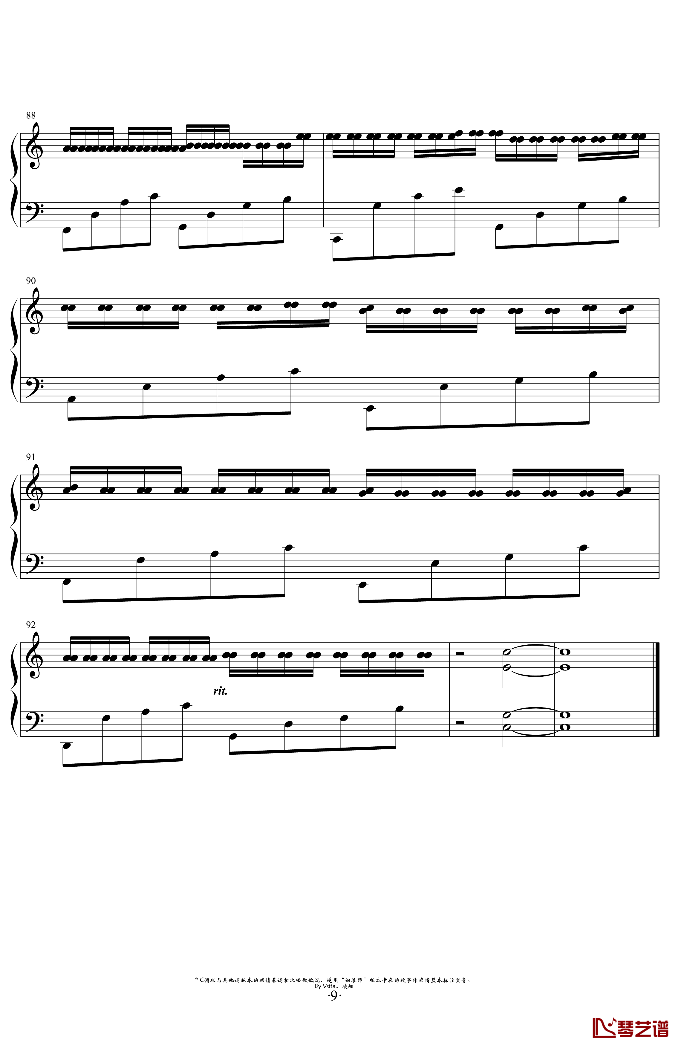 Variations On The Canon钢琴谱-George Winston-卡农变奏曲-9
