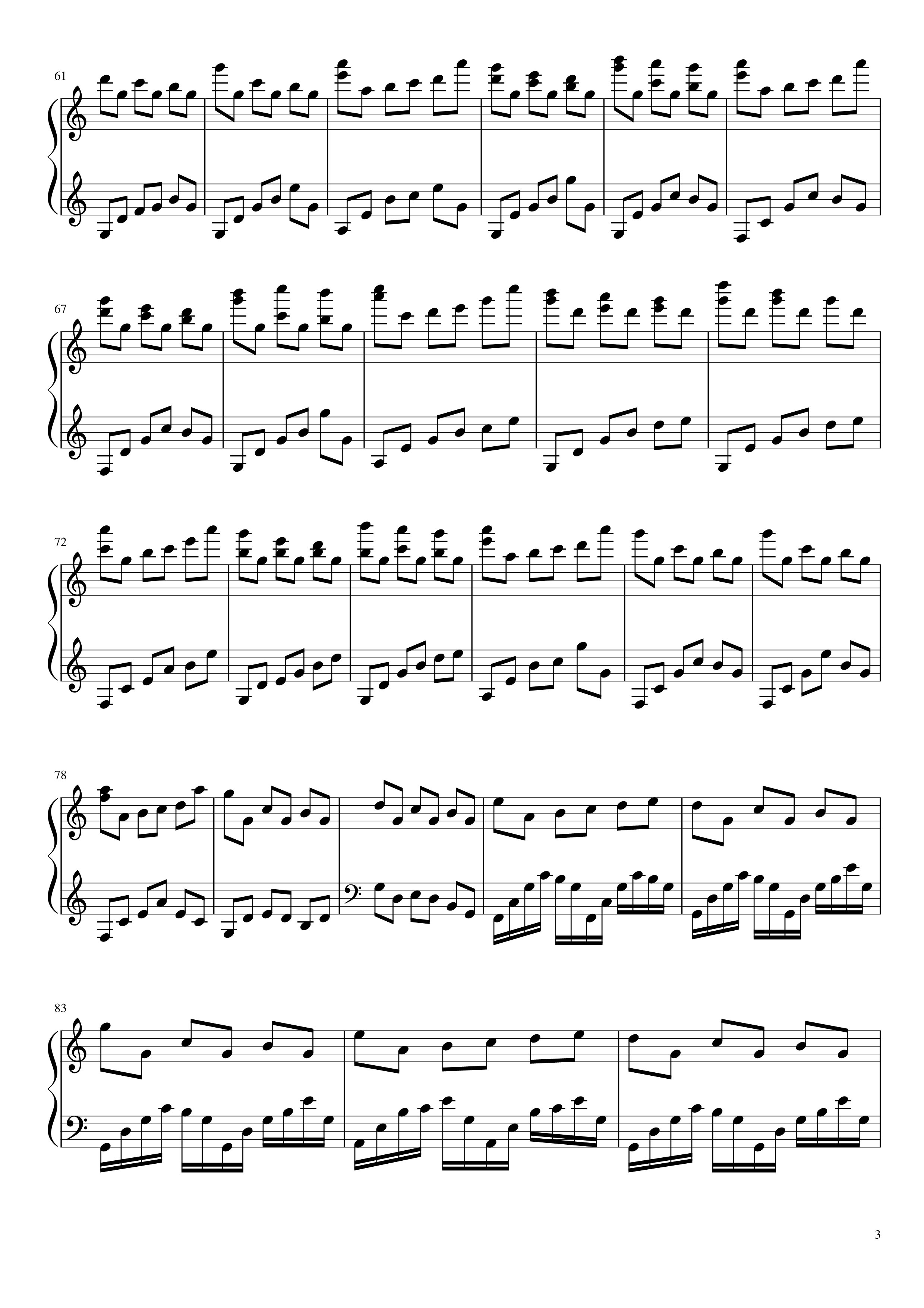 冥钢琴谱-yewwc3