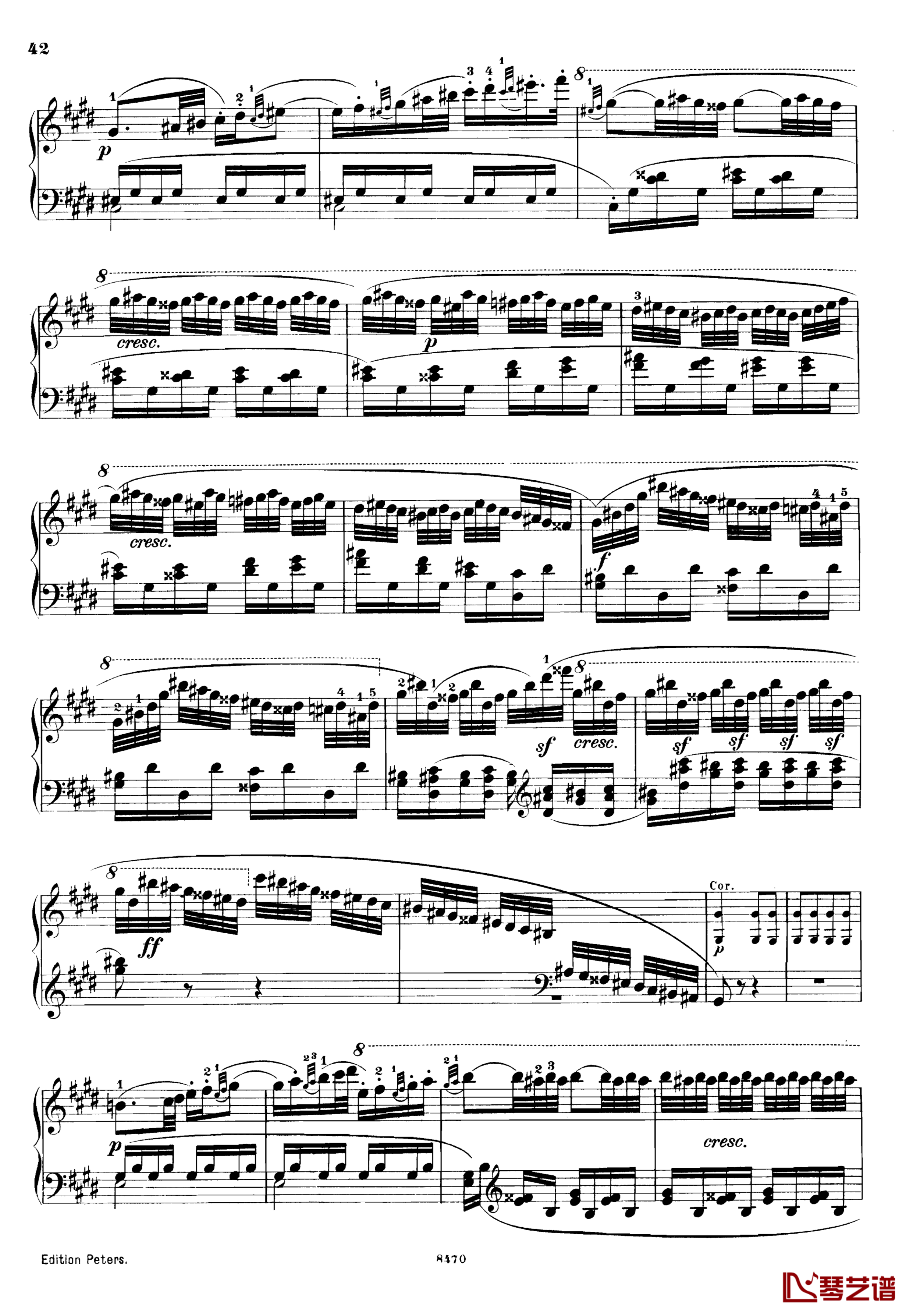 升c小调第三钢琴协奏曲Op.55钢琴谱-克里斯蒂安-里斯42