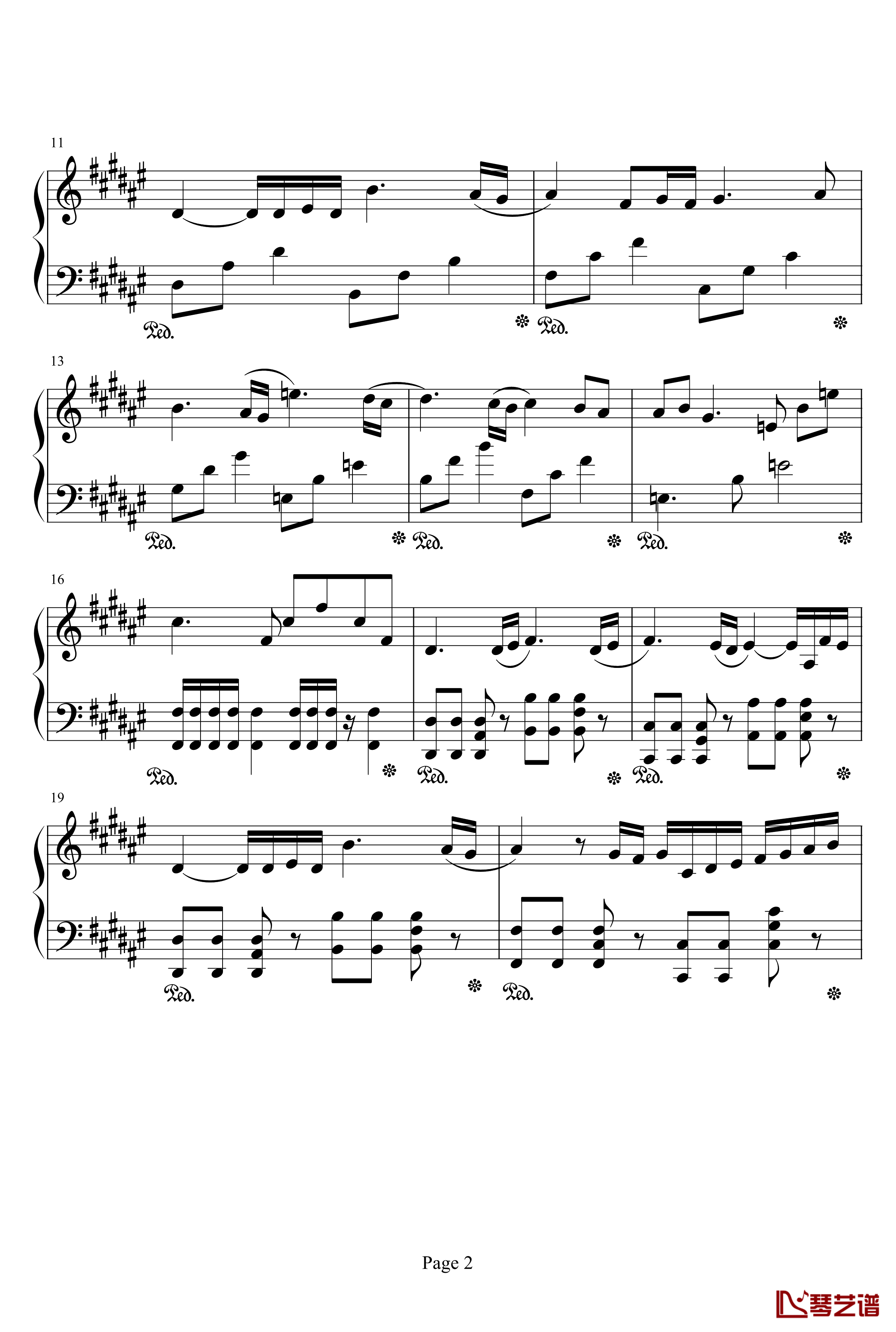 亡灵序曲钢琴谱-完整版-亡灵序曲2