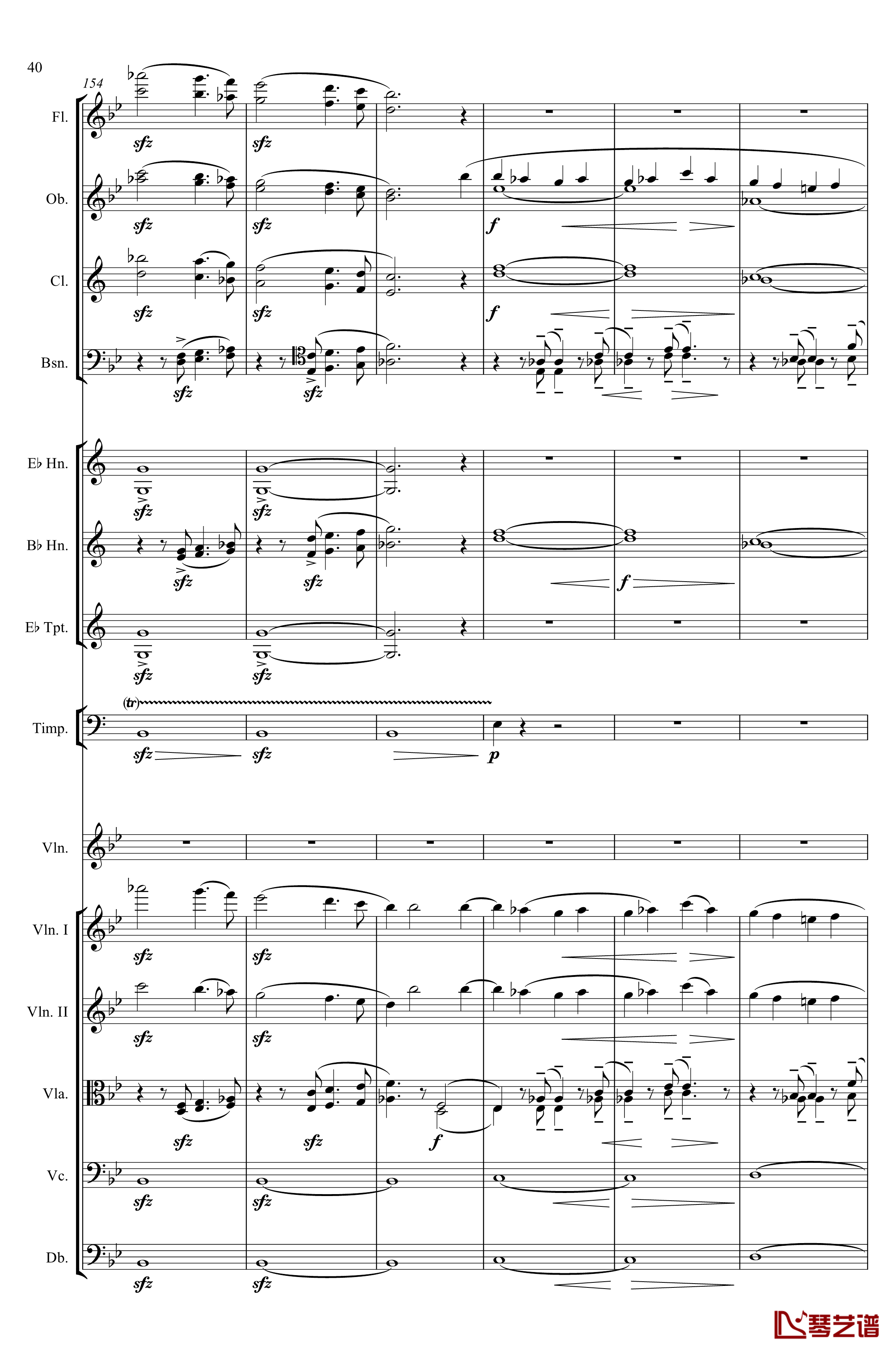 g小调第1小提琴协奏曲Op.26钢琴谱-第一乐章-Max Bruch40