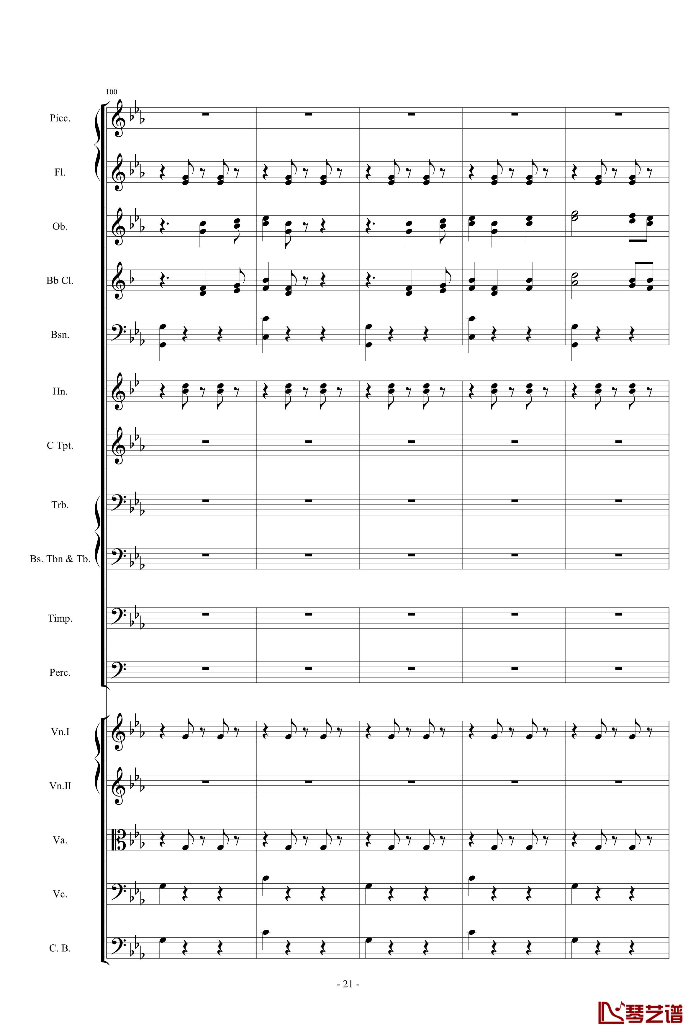 愤怒的小鸟交响曲第三乐章Op.5 no.3钢琴谱-1057257821