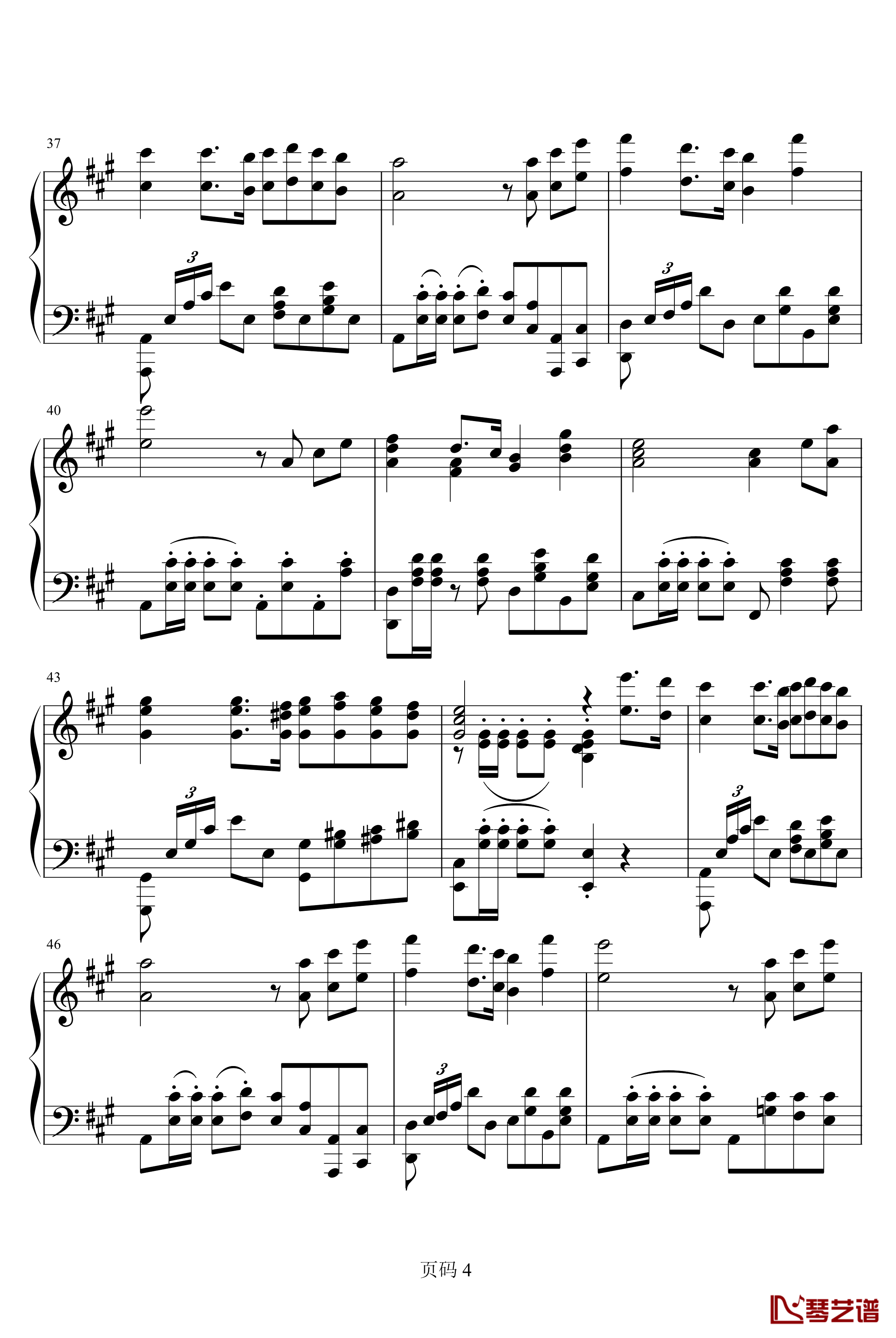 rufus welcoming钢琴谱-最终幻想4