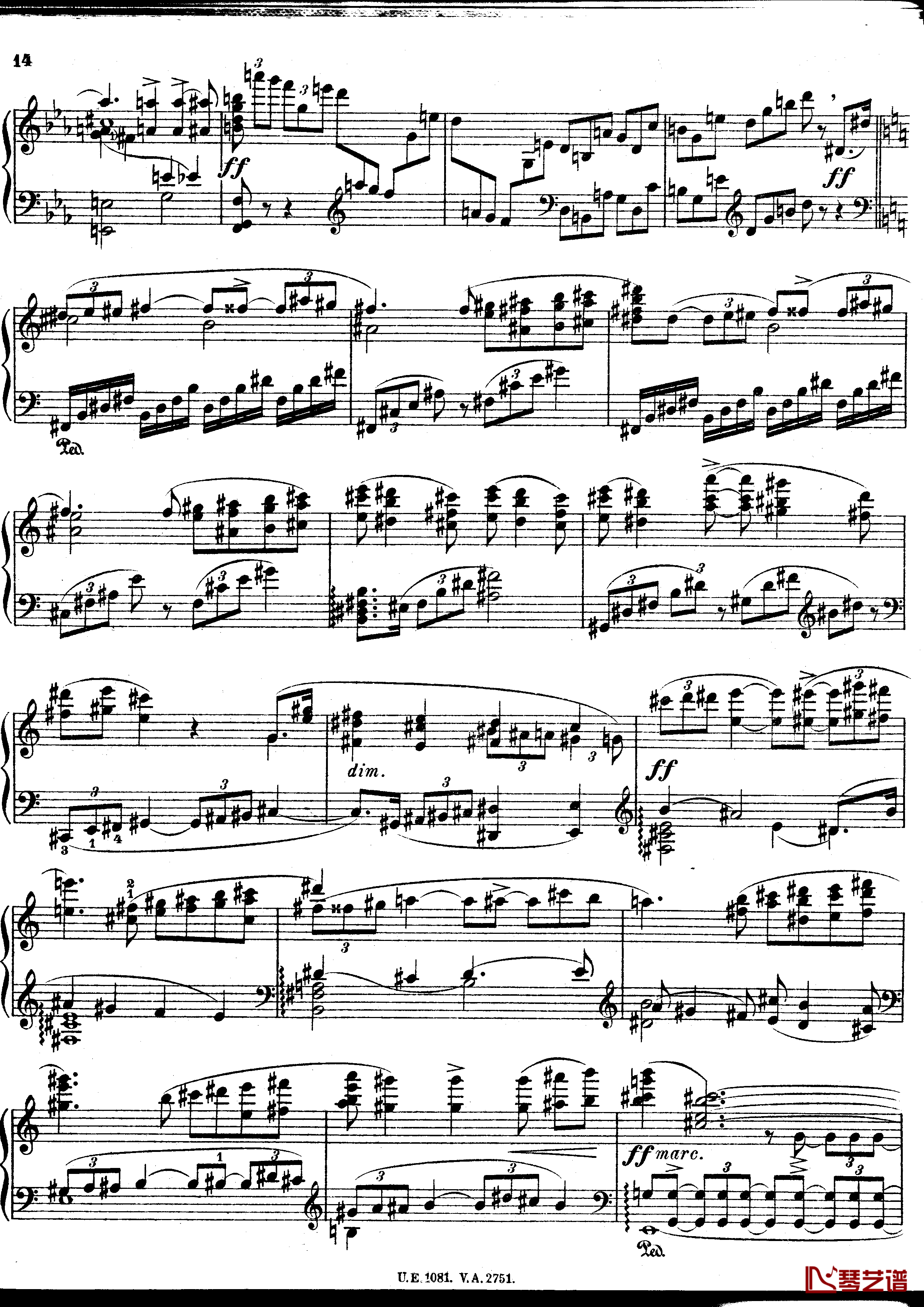 死与净化  Op.24钢琴谱-施特劳斯12