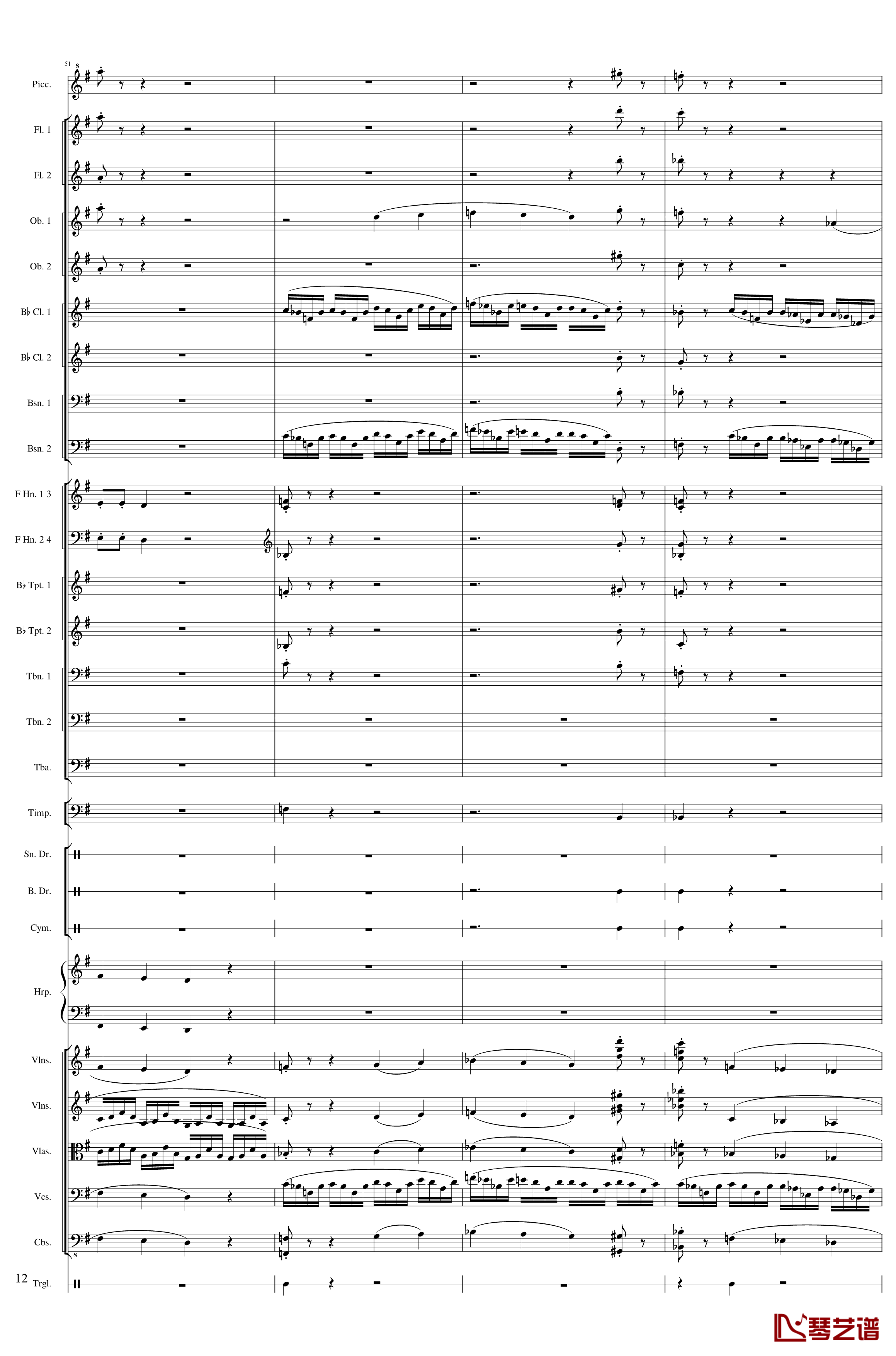 Capriccio Brilliant in E Minor, Op.94钢琴谱- II.Dance of summer -Scherzo-一个球12
