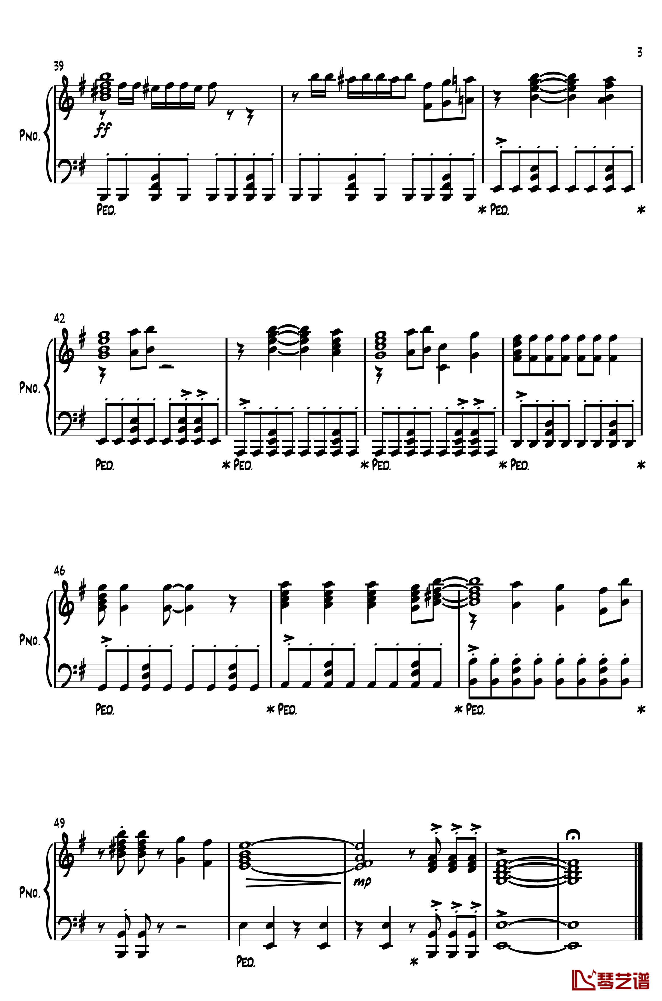 サイレント-ヴォイス钢琴谱-高达ZZ-高达Age3