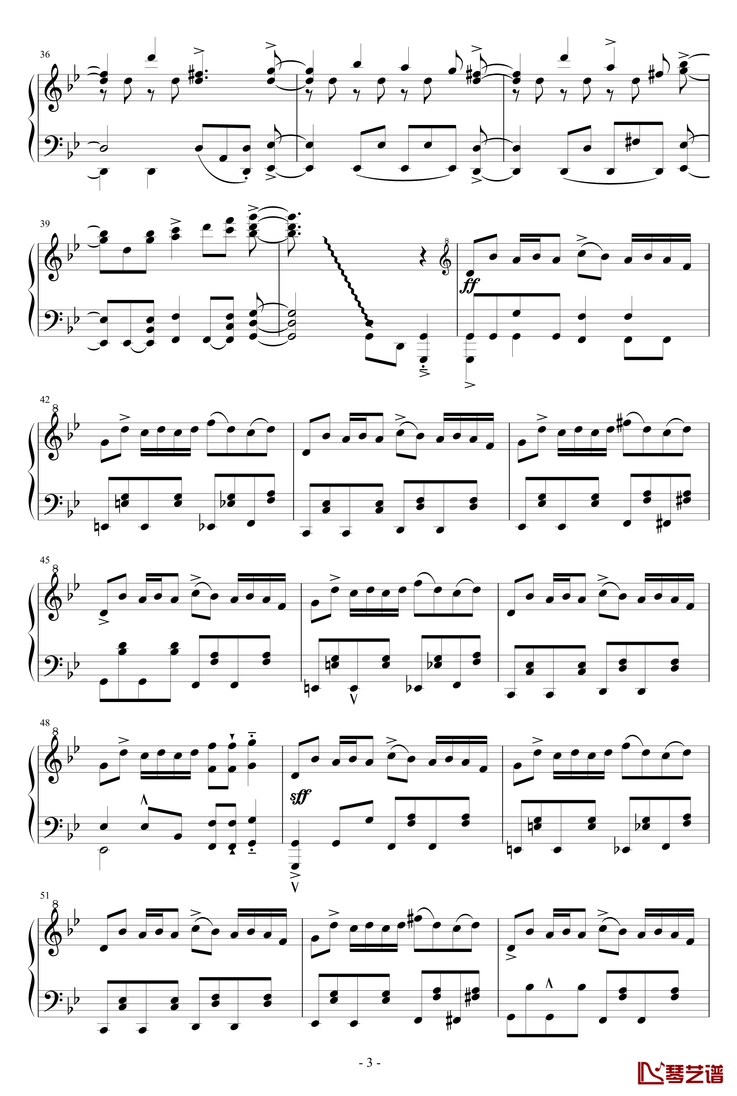  フラワリングナイト钢琴谱-幻想游戏23