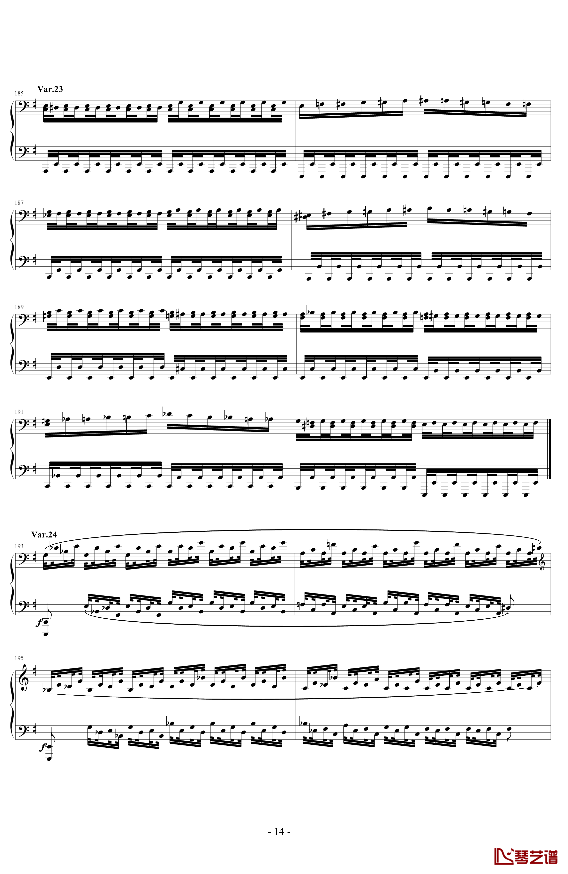 阿尔坎Op.39 No.12 变奏曲钢琴谱-Charles-Valentin Alkan14
