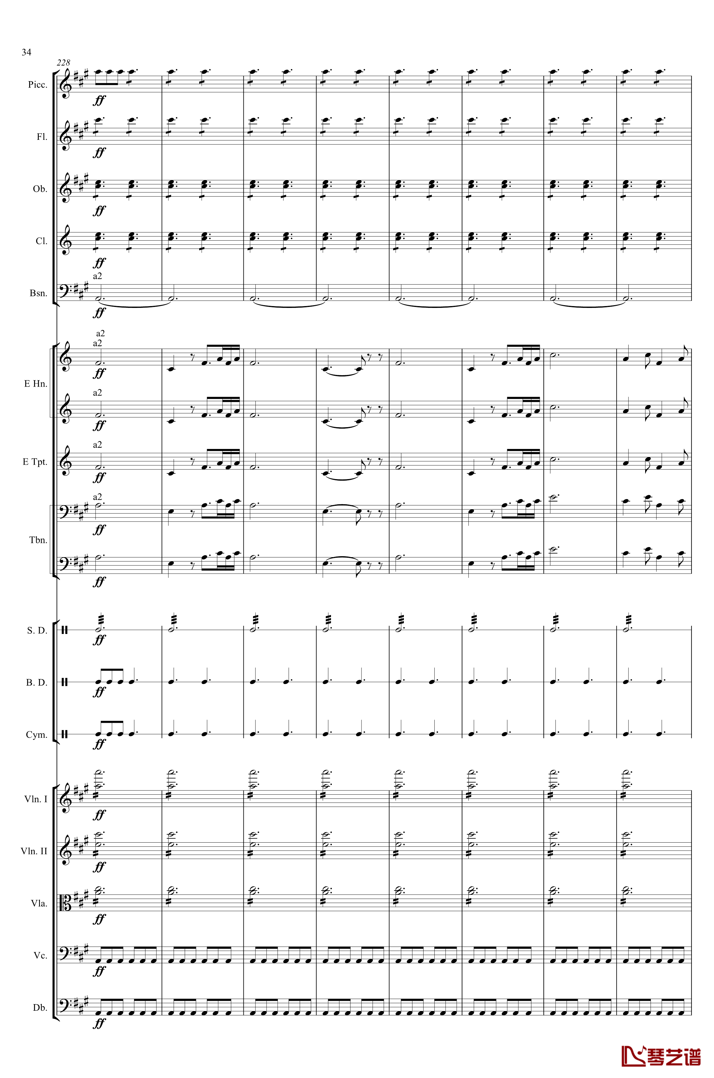 轻骑兵序曲钢琴谱-Franz von Suppe34