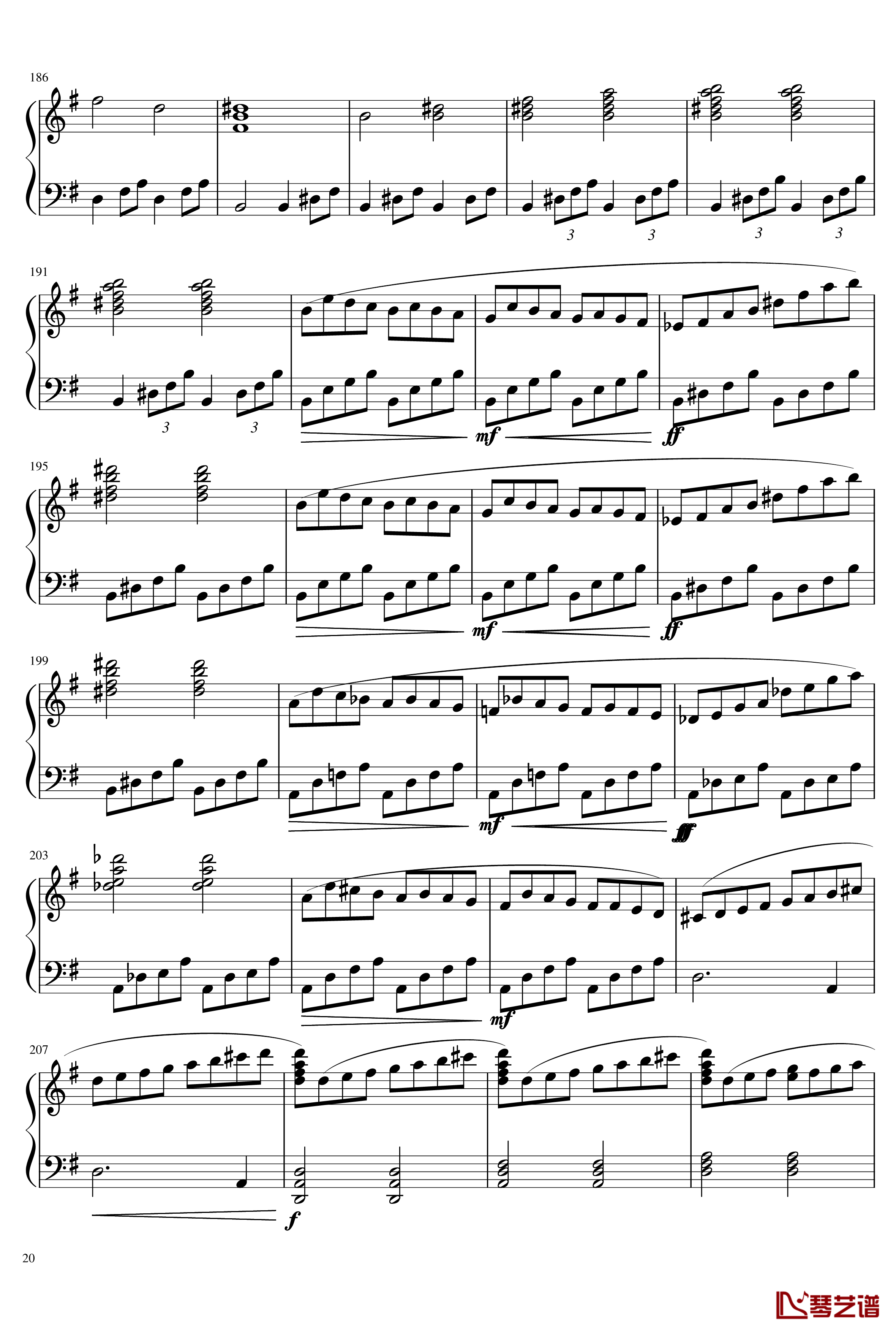 E小调第一钢琴奏鸣曲钢琴谱-一个世纪20