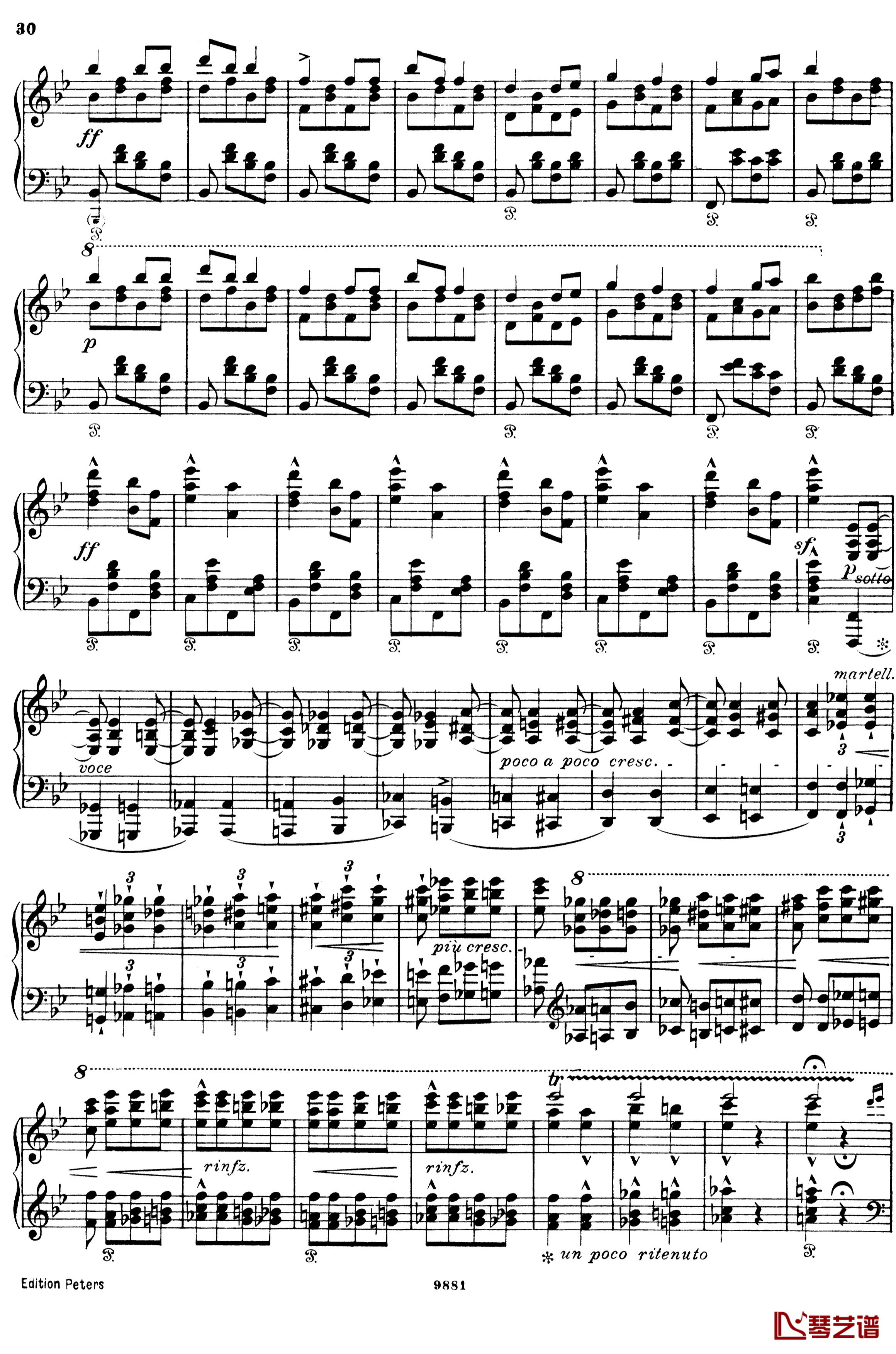唐璜的回忆钢琴谱-李斯特 S.418-李斯特30