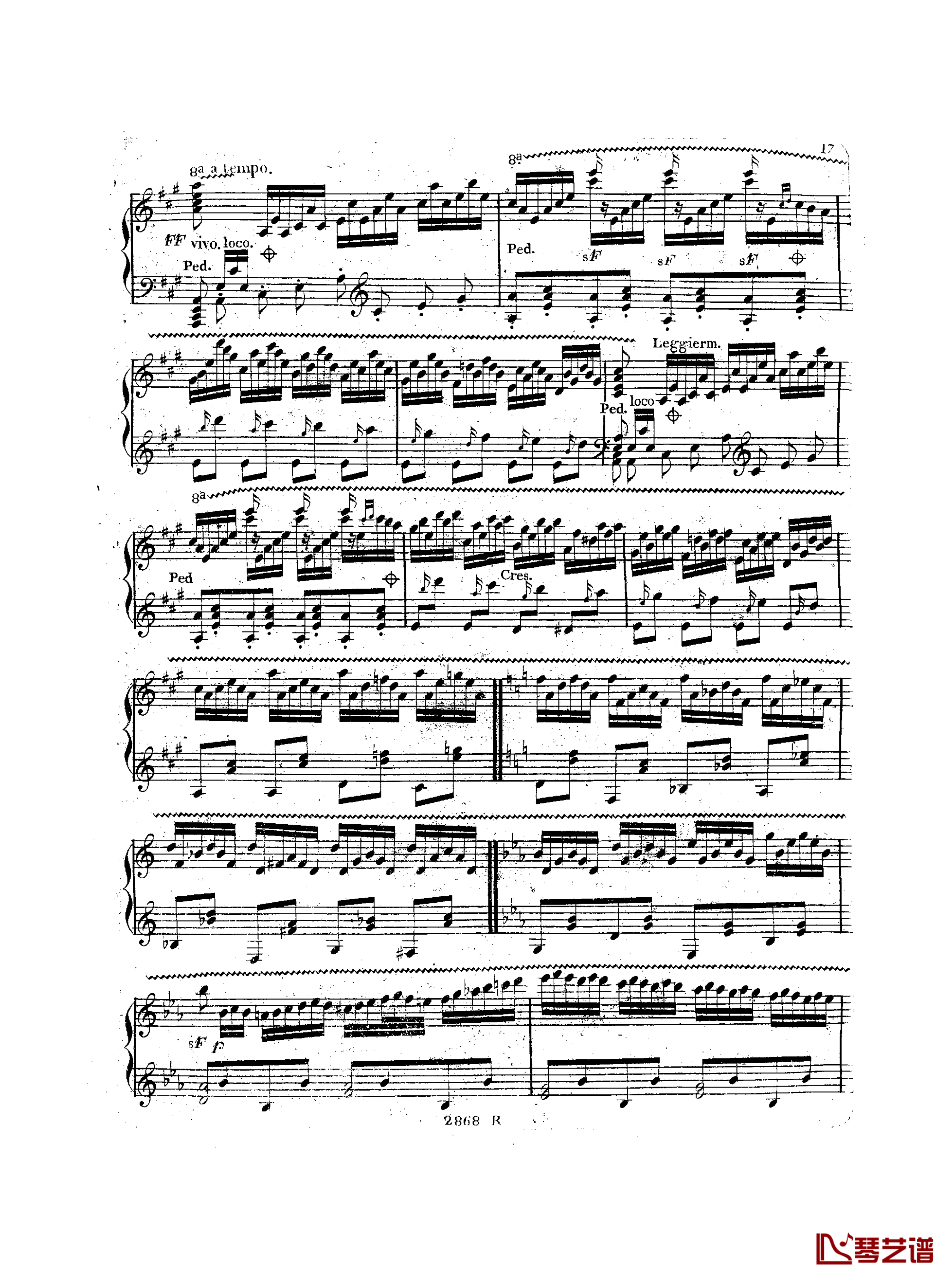 a小调钢琴协奏曲  Op.214钢琴谱-车尔尼-Czerny18
