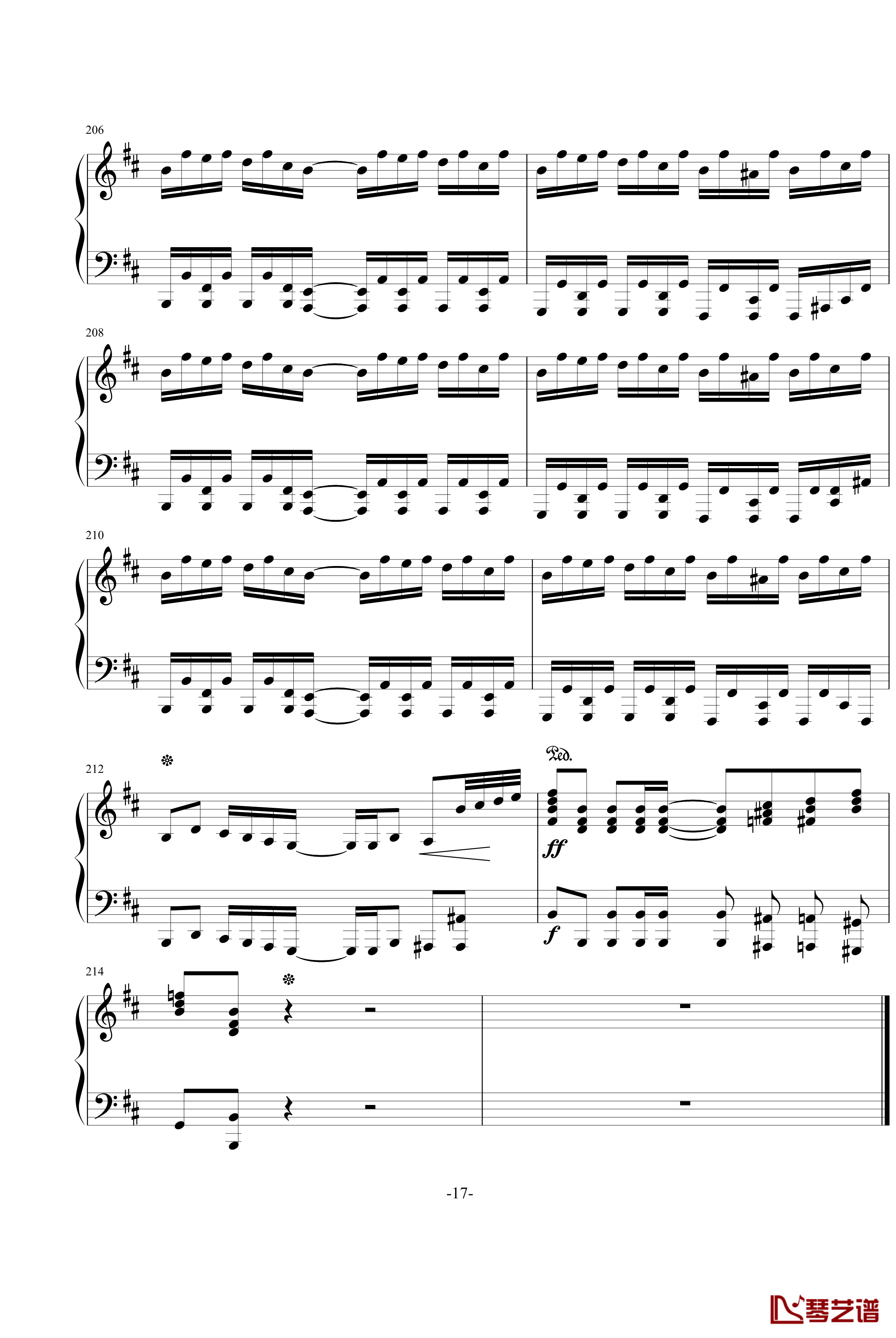 冥王钢琴谱-钢琴版-Sound Horizon17