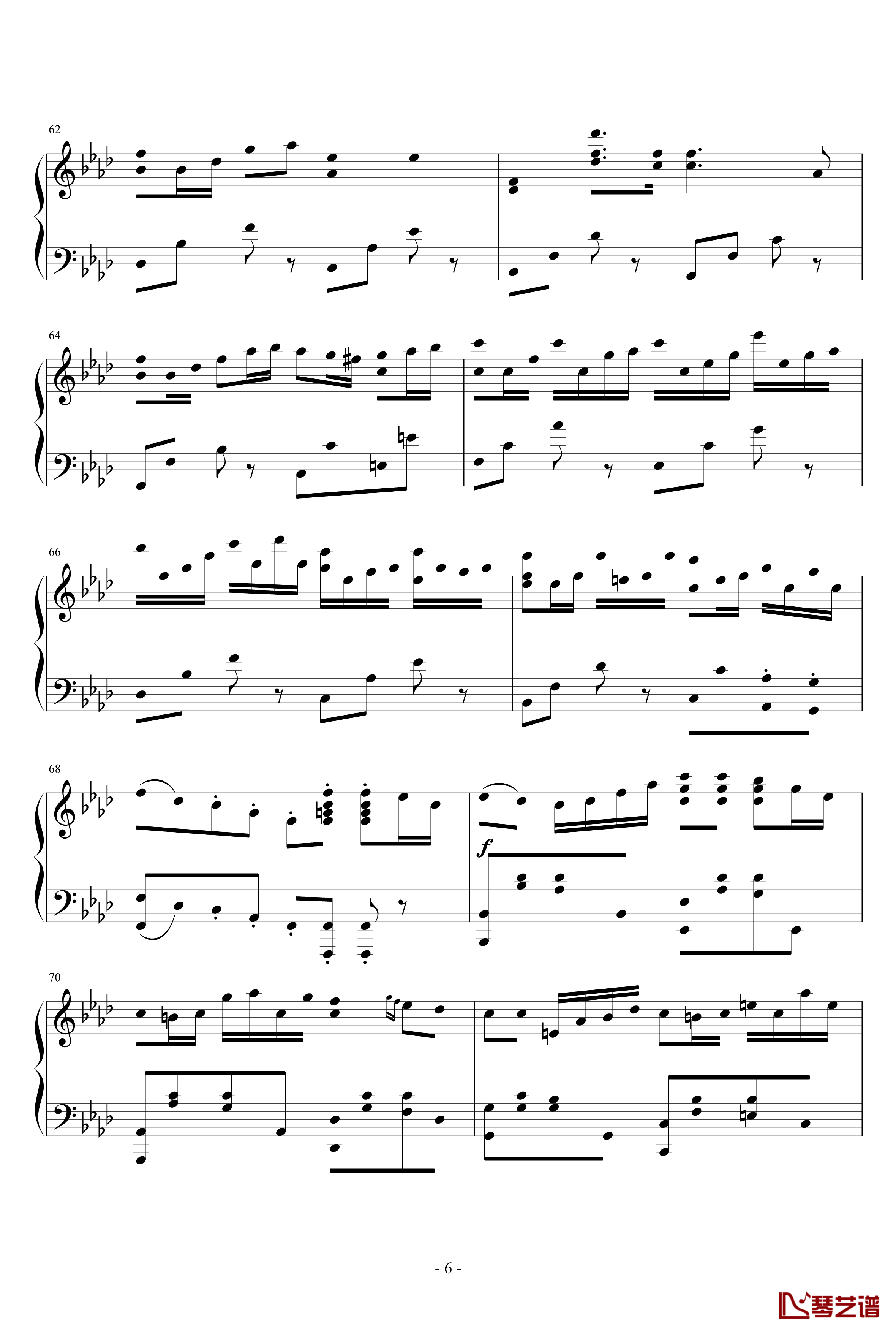Piano ArrangementQuo Vadis钢琴谱-君往何处-M2U6
