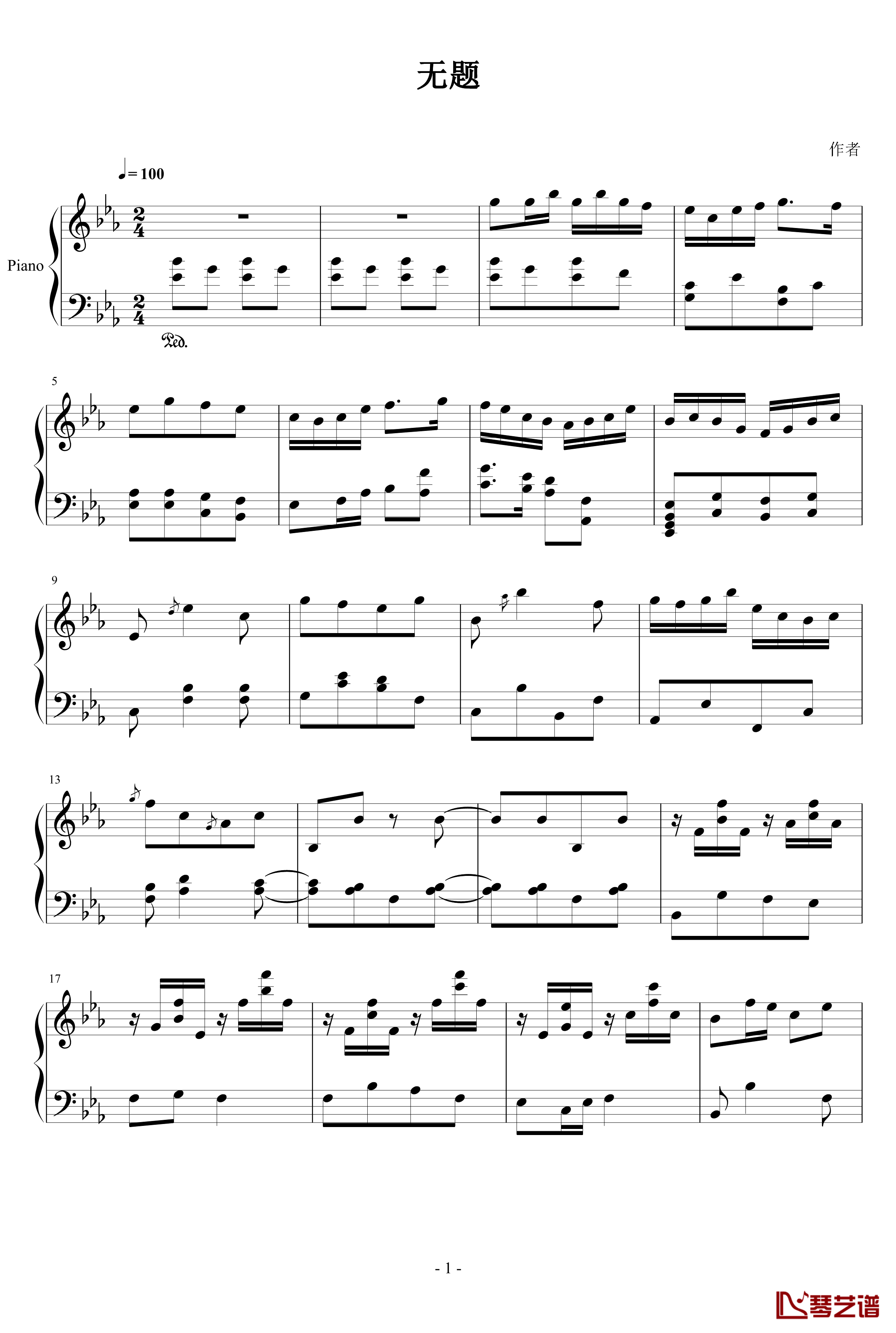 wuti-zhuangzhi钢琴谱1
