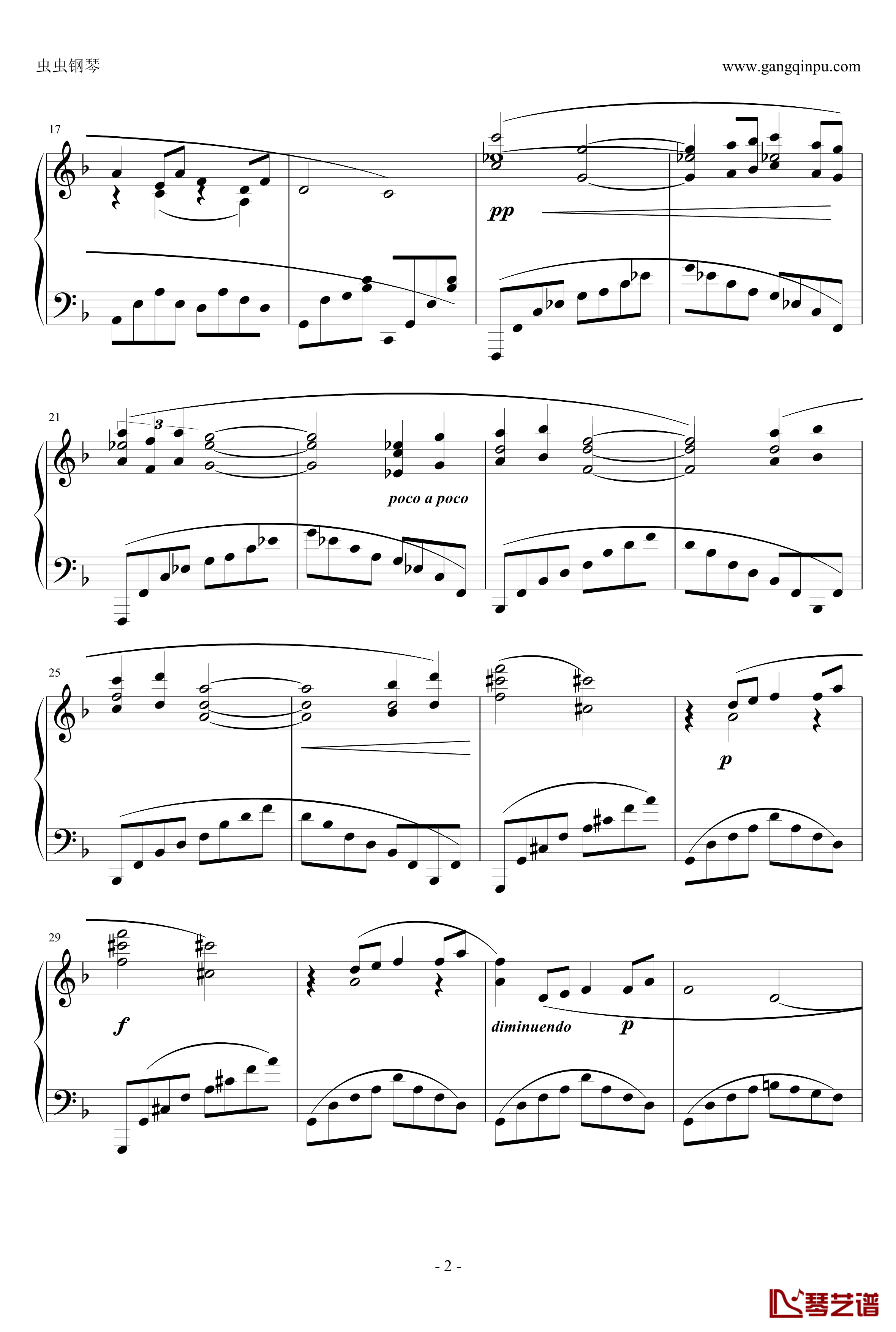 Reverie钢琴谱-Claude Debussy2