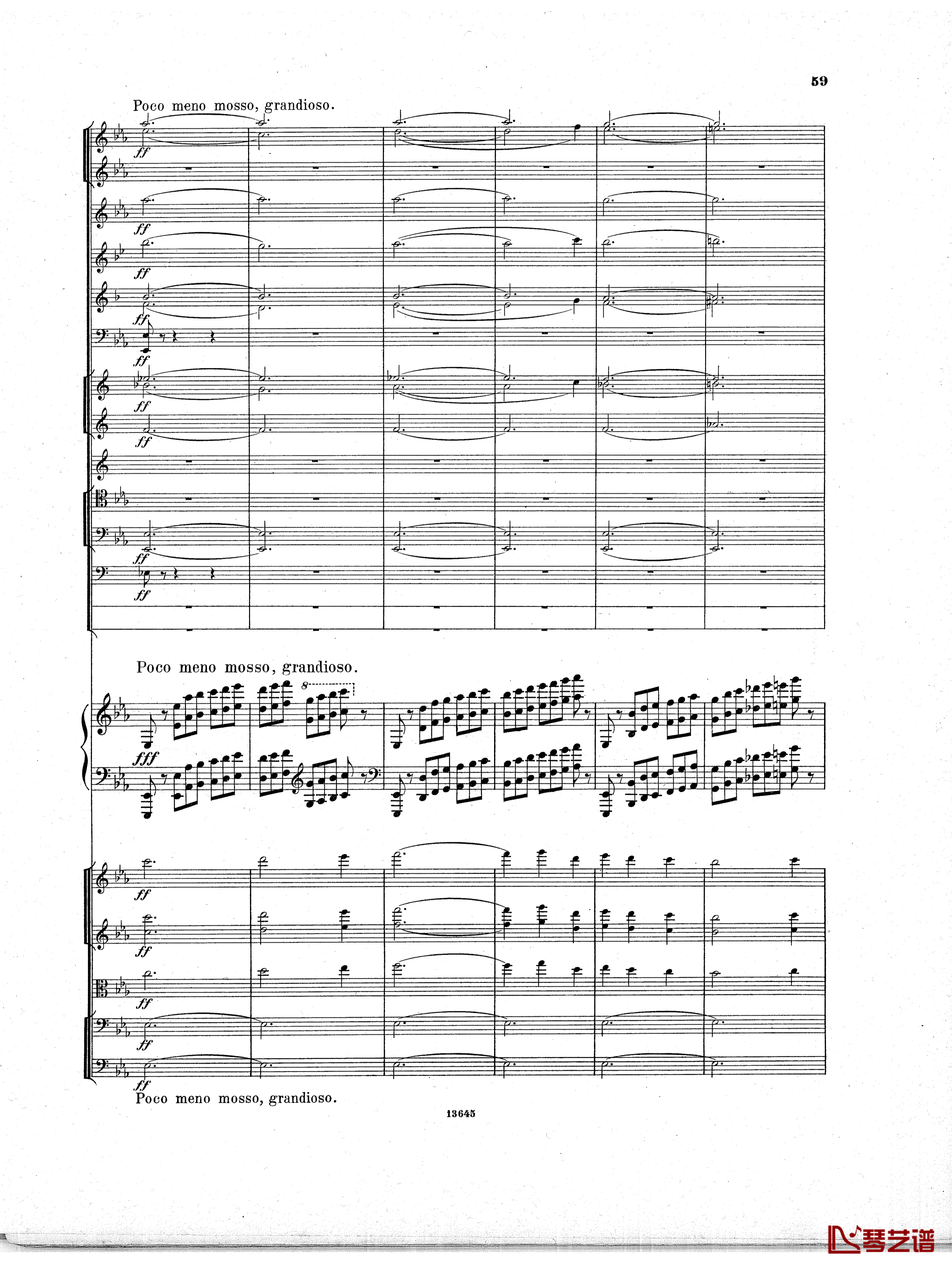 Lyapunov 降E小调第一钢琴协奏曲 Op.4钢琴谱-Lyapunov58