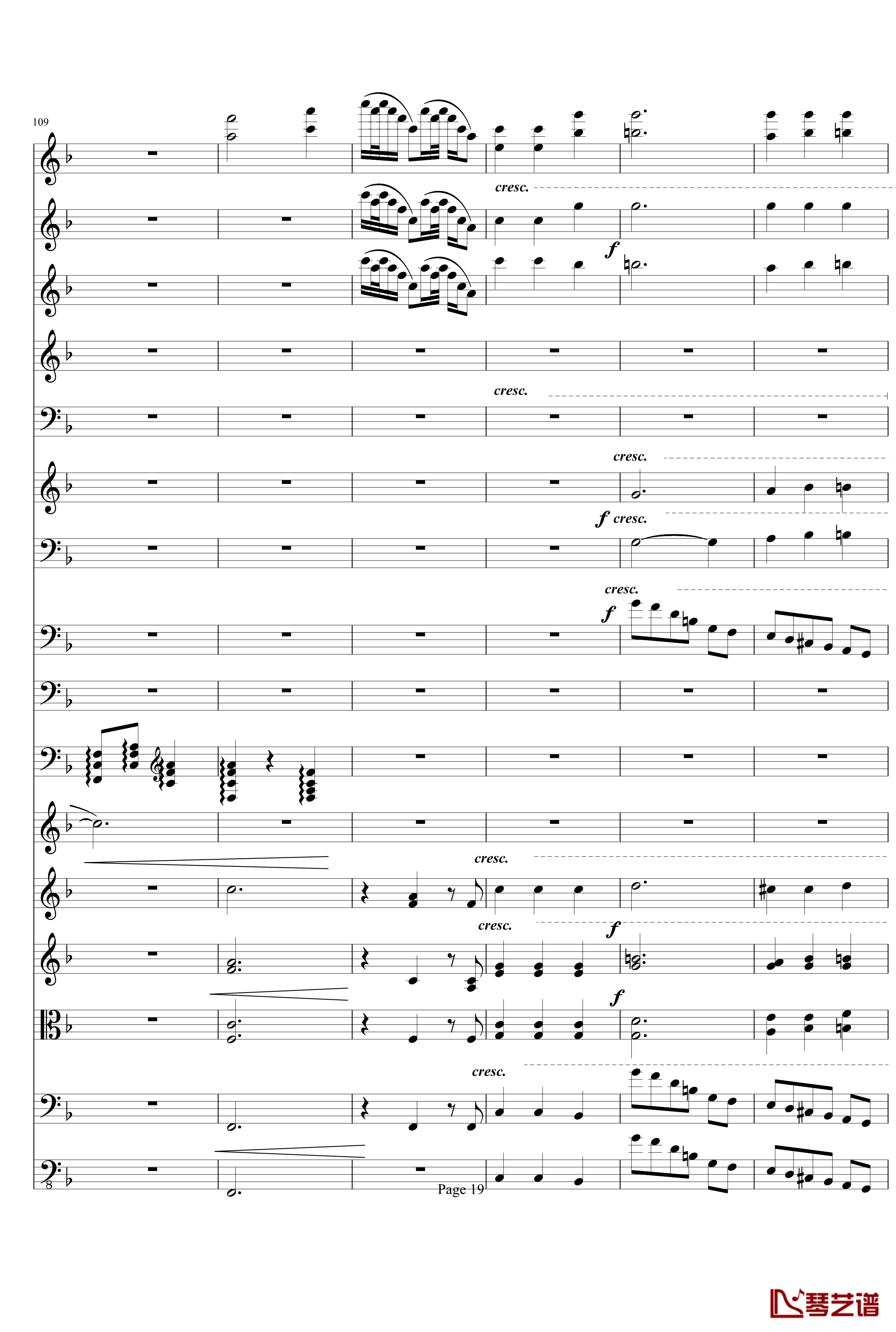 b小调小提琴协奏曲第二乐章钢琴谱-项道荣19