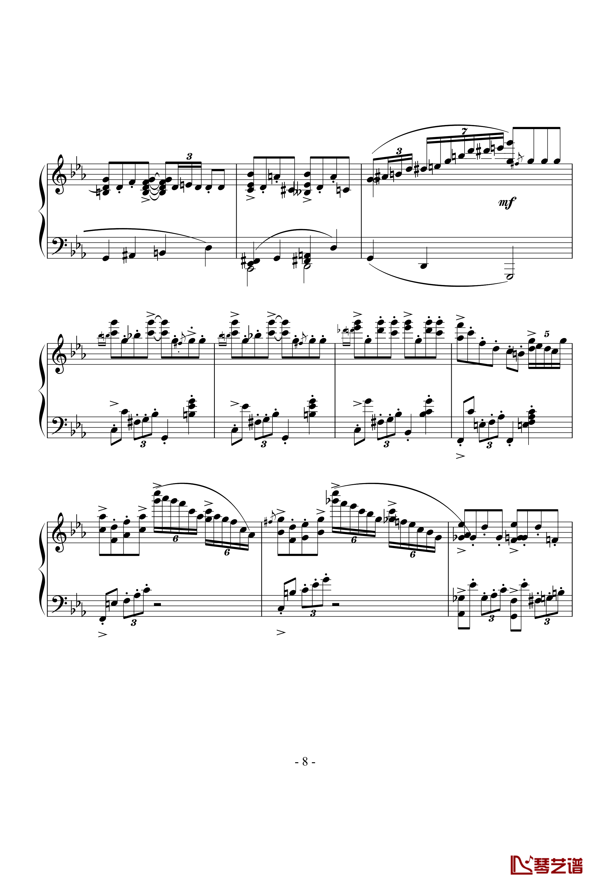 Crazy Rhythm钢琴谱-Jazz-未知作者8