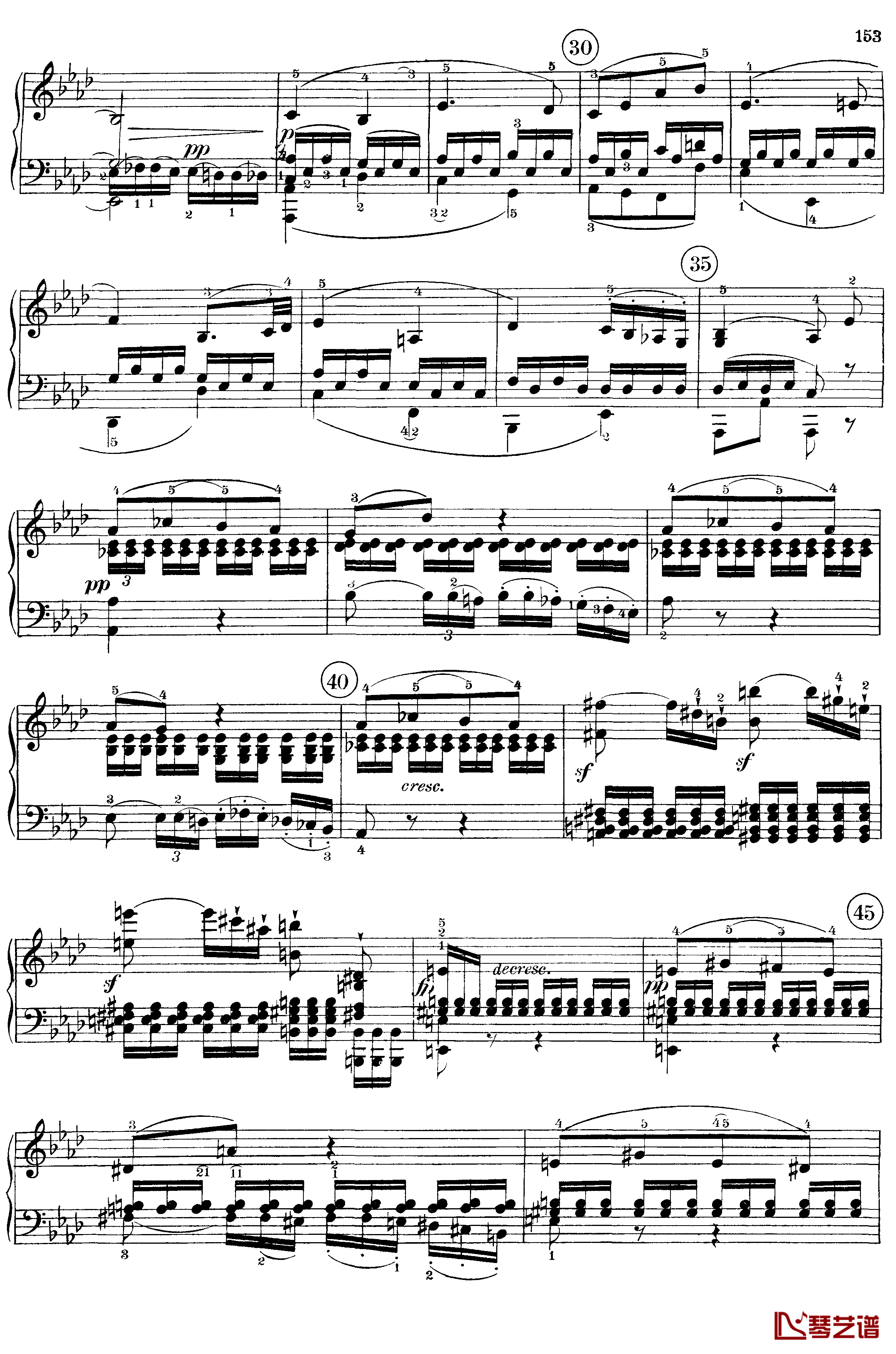 悲怆钢琴谱-c小调第八号钢琴奏鸣曲-全乐章-带指法版-贝多芬-beethoven11