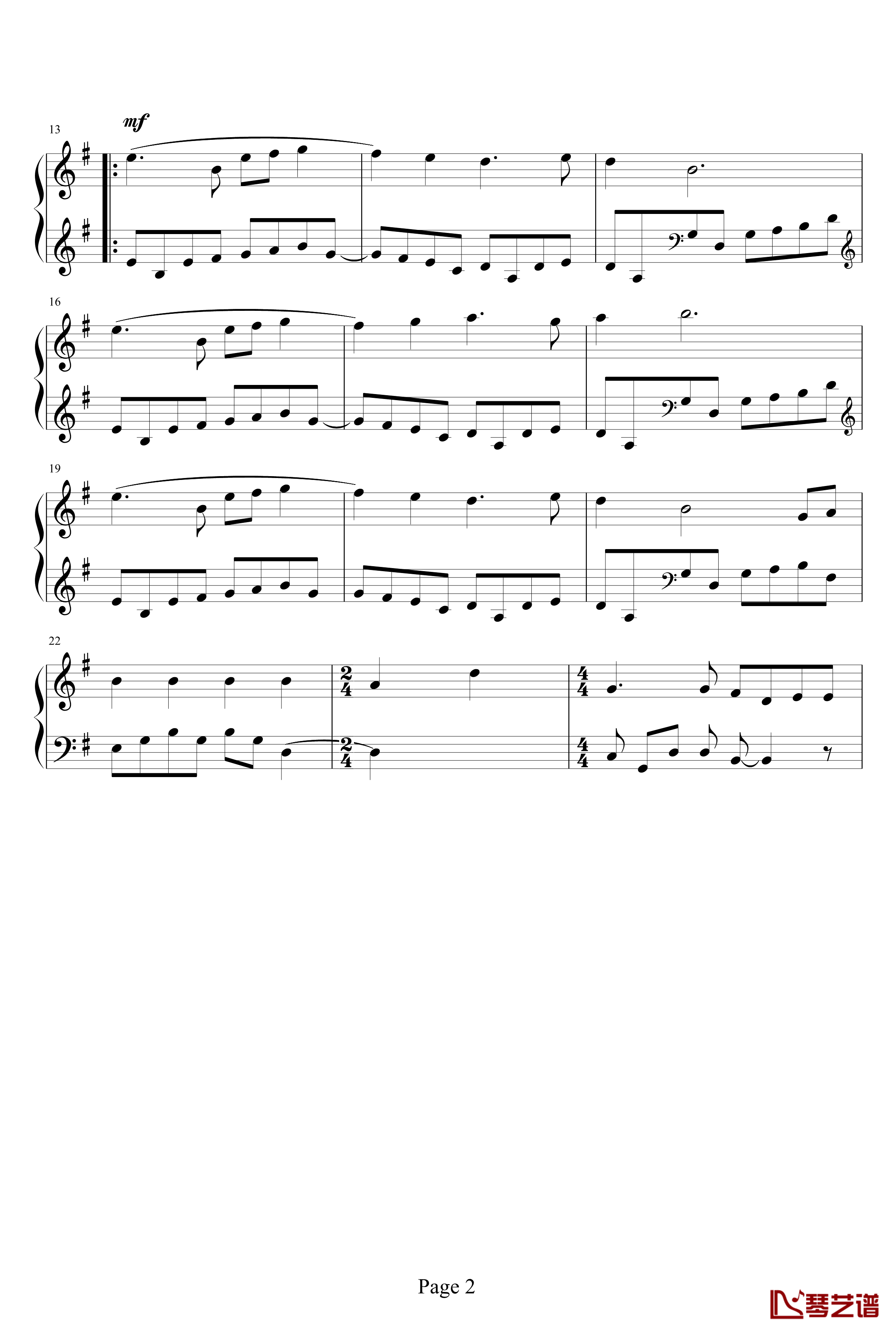 最终幻想10开场曲钢琴谱-官方版-最终幻想2